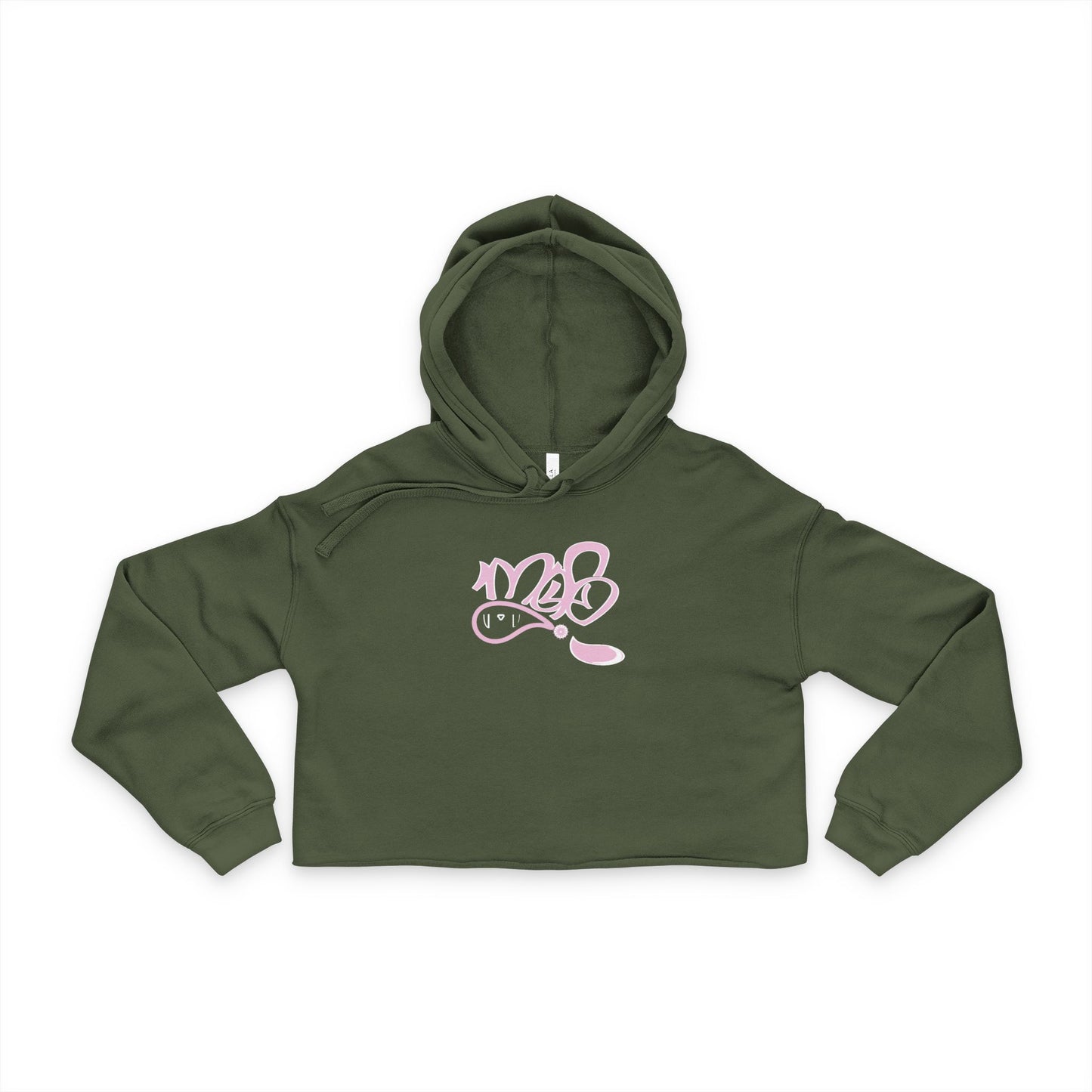 Trendy Women's Cropped Hoodie with Unique Design, Chill Vibe, Fashionable Streetwear, Perfect for Casual Outings, Gift Idea
