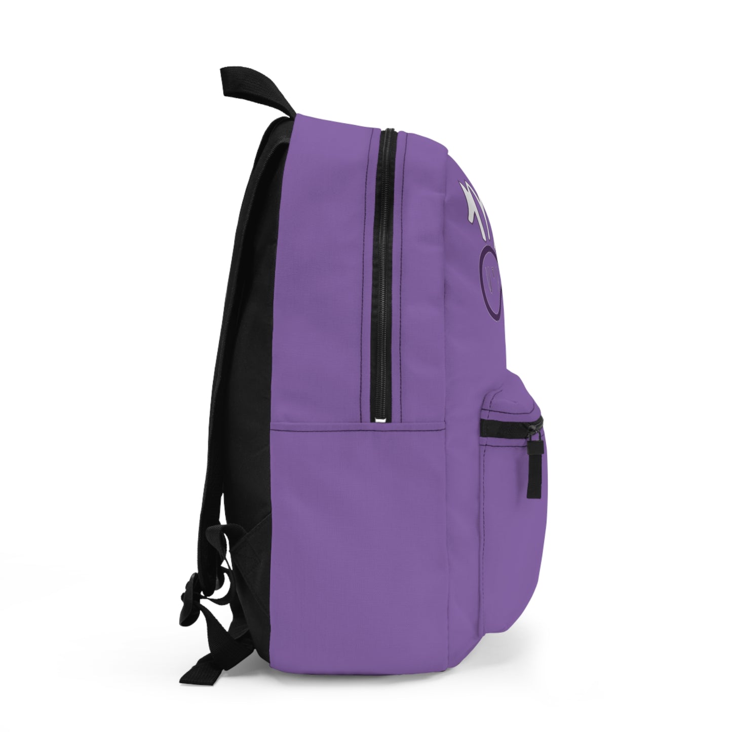 Trendy Graffiti-Style Backpack, Purple School Bag, Statement Accessory, Casual Travel Gear, Perfect for Teens and Students