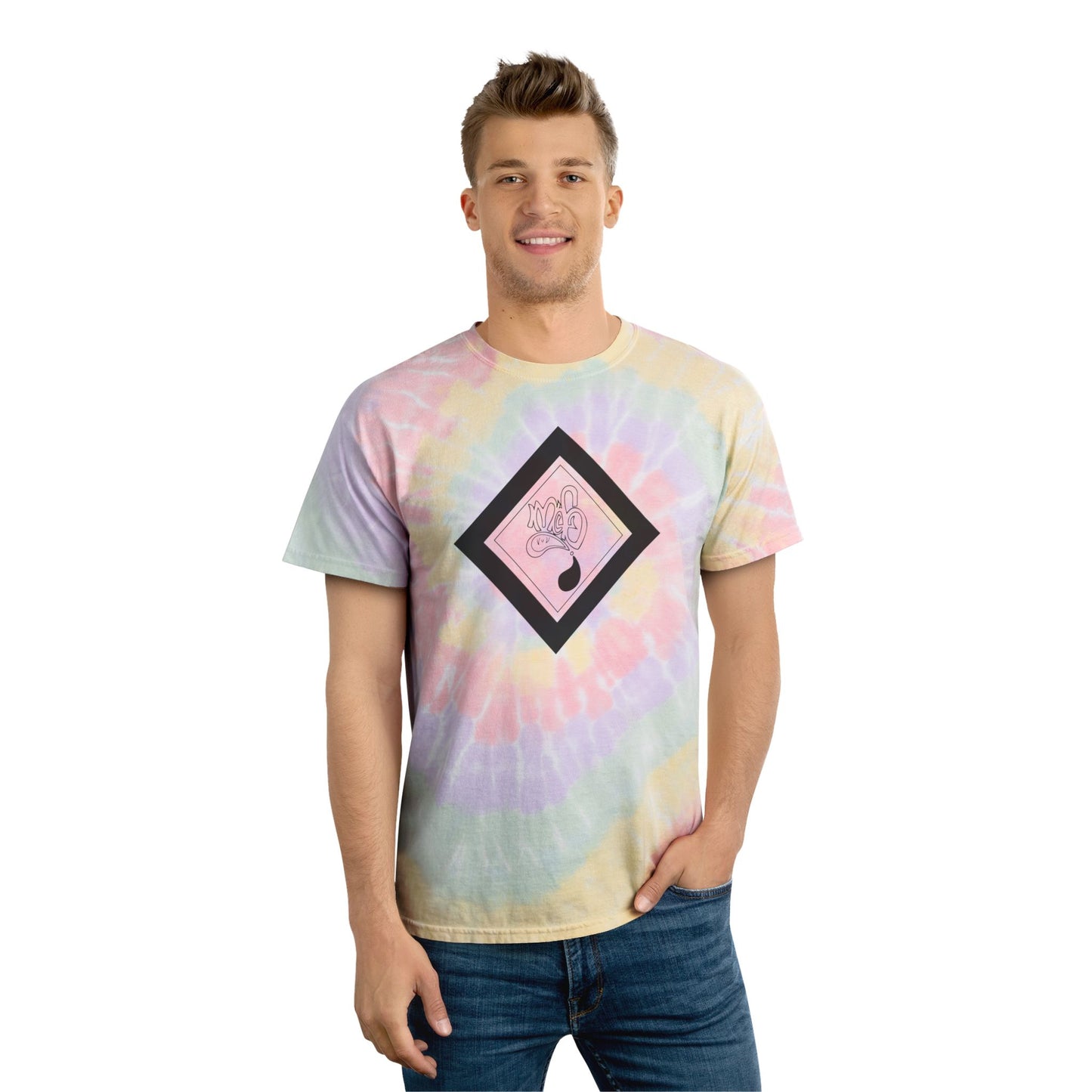 Spiral Tie-Dye Tee - Boho Chic T-Shirt for Summer, Festival Wear, Colorful Casual Top, Gift for Friends, Vibrant Outdoor Apparel