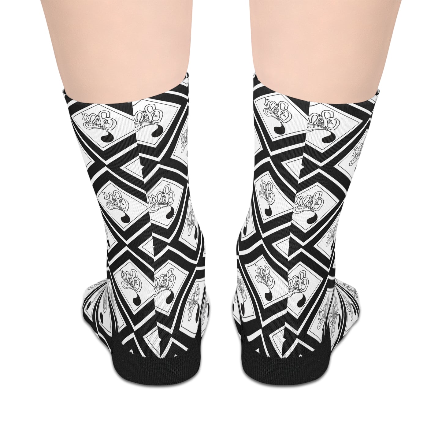 Stylish Mid-Length Socks for Music Lovers, Graphic Socks, Unique Gift, Cozy Footwear, Casual Accessories, Perfect for Everyday Wear