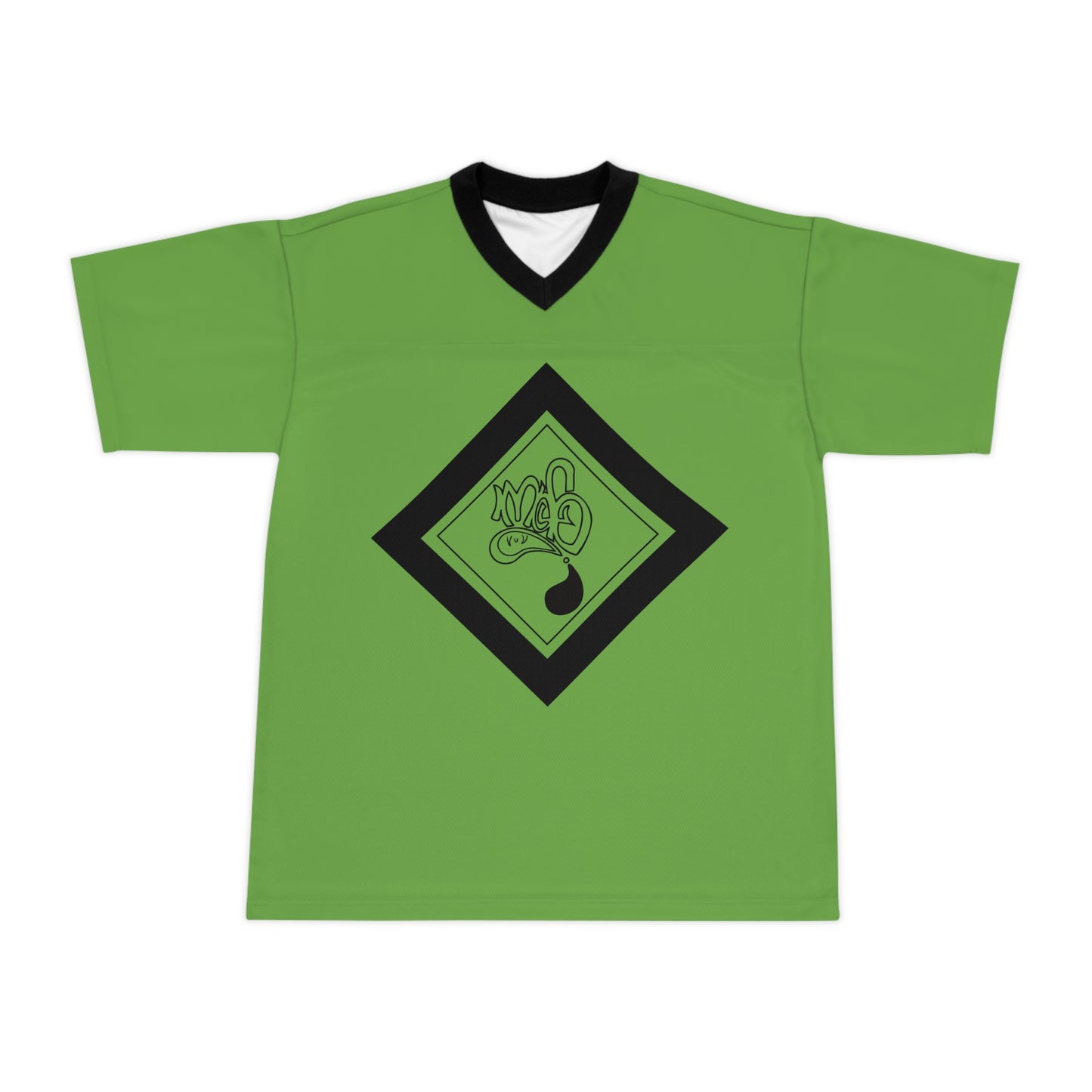 Unisex Football Jersey - Bold Green Statement Tee, Comfortable Sportswear, Ideal for Game Day, Fitness, and Casual Wear