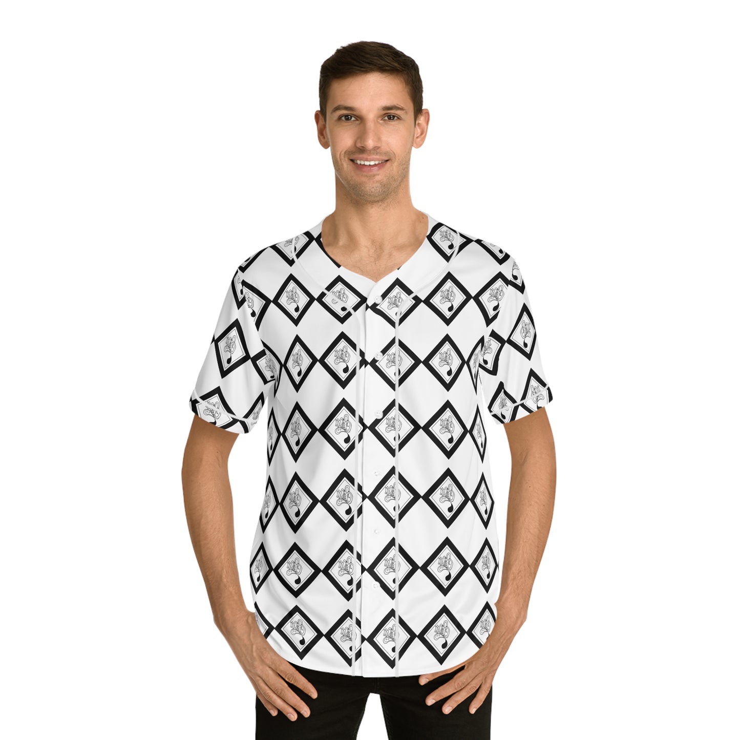 Stylish Men's Baseball Jersey, AOP, Sporty Shirt, Casual Wear, Unique Gift, Summer Outfit, Team Spirit