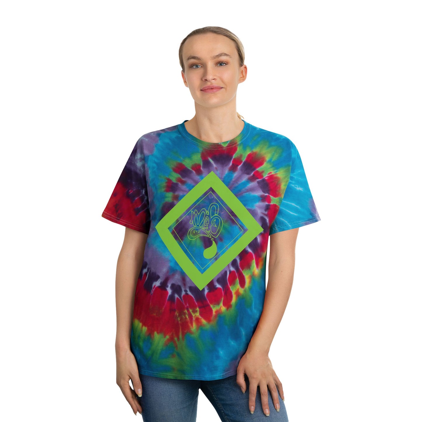 Vibrant Tie-Dye Tee - Colorful Spiral Design, Boho Style T-Shirt, Summer Vibes, Festival Wear, Retro Fashion, Gift for Friends
