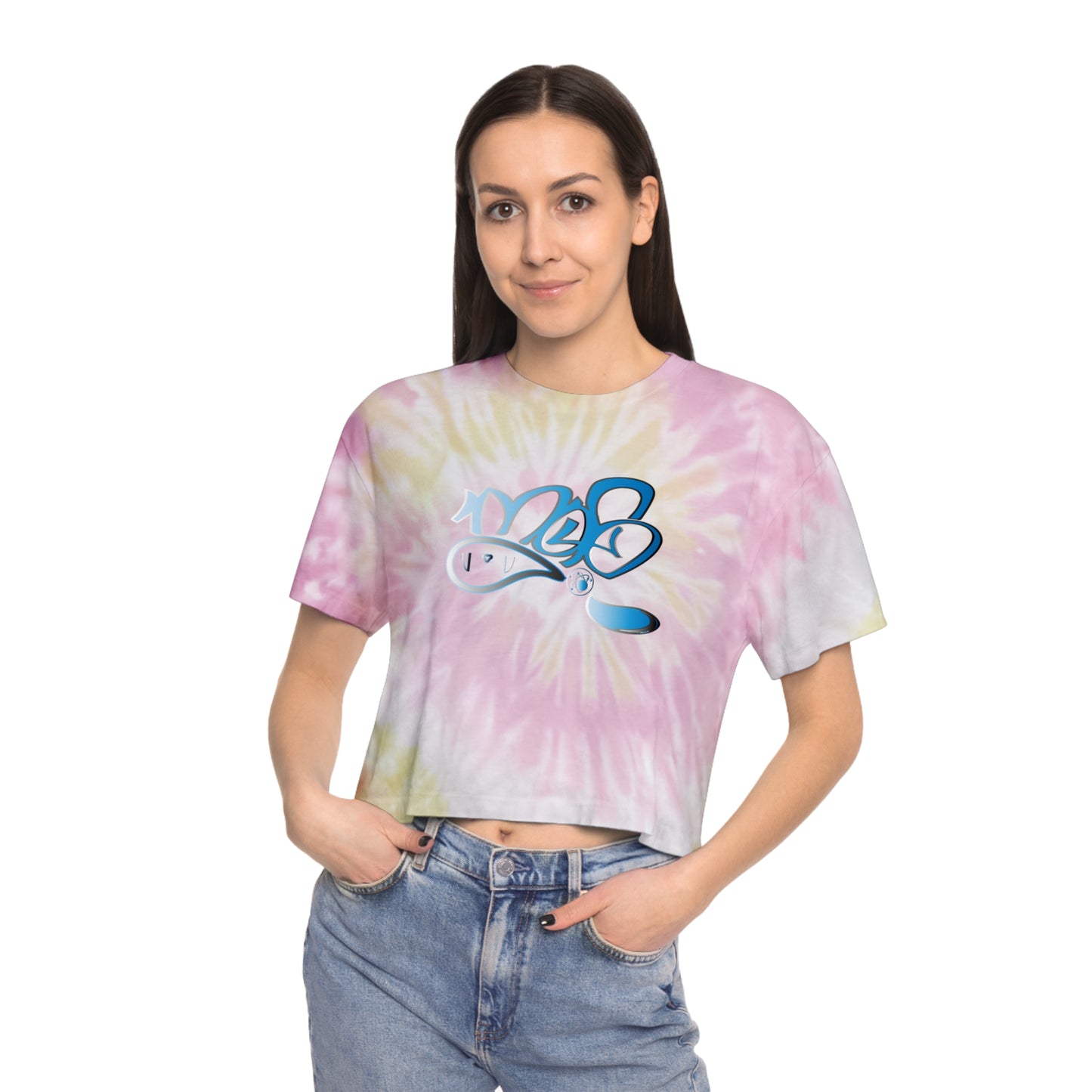 Copy of Women's Tie-Dye Crop Tee, Casual Summer Top, Festival Wear, Beach Vacation Shirt, Boho Chic Tee, Unique Gift for Her