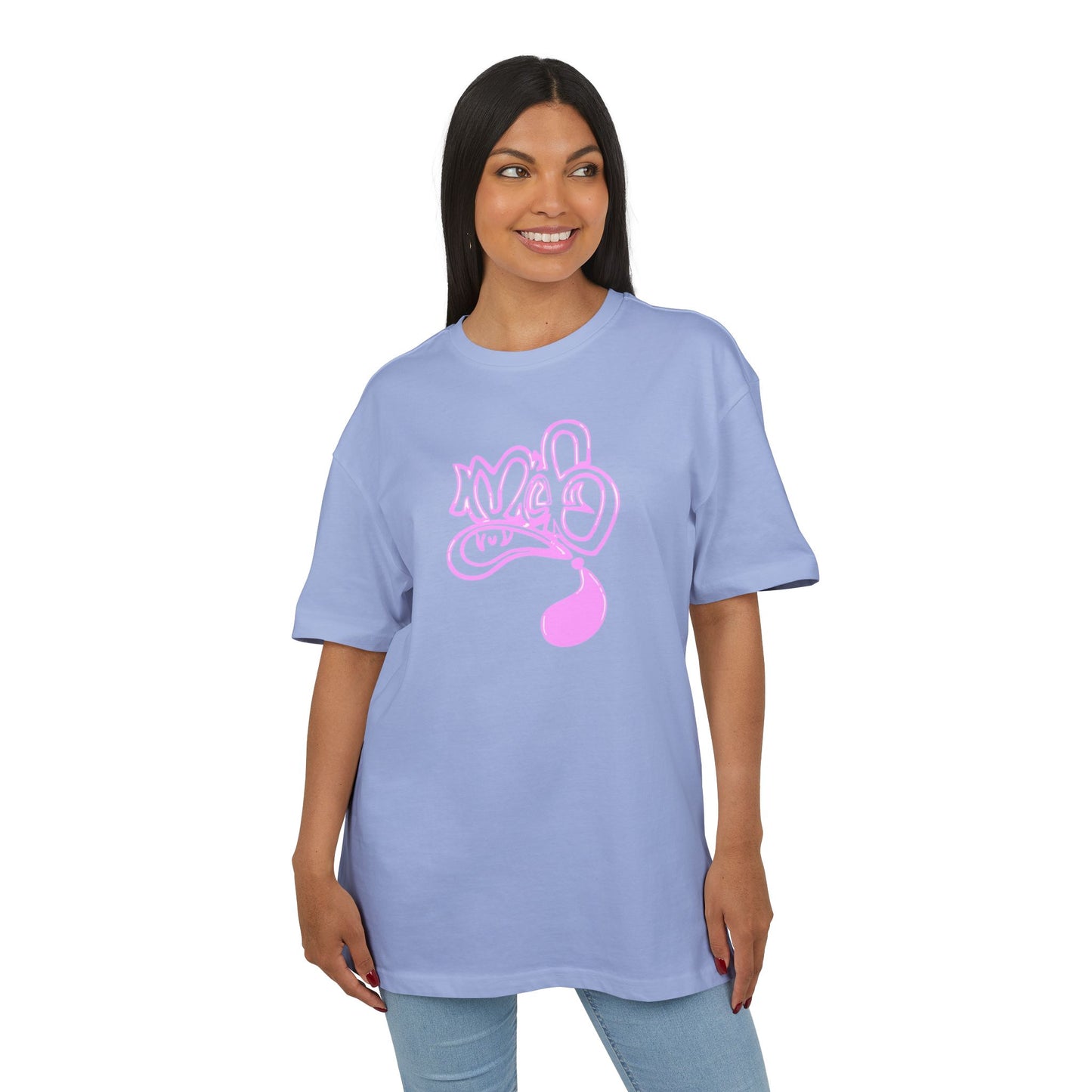 Vibrant Expression Unisex Oversize Tee | Cool Casual Wear, Streetwear, Gift for Friends, Everyday Comfort, Art-Inspired Fashion