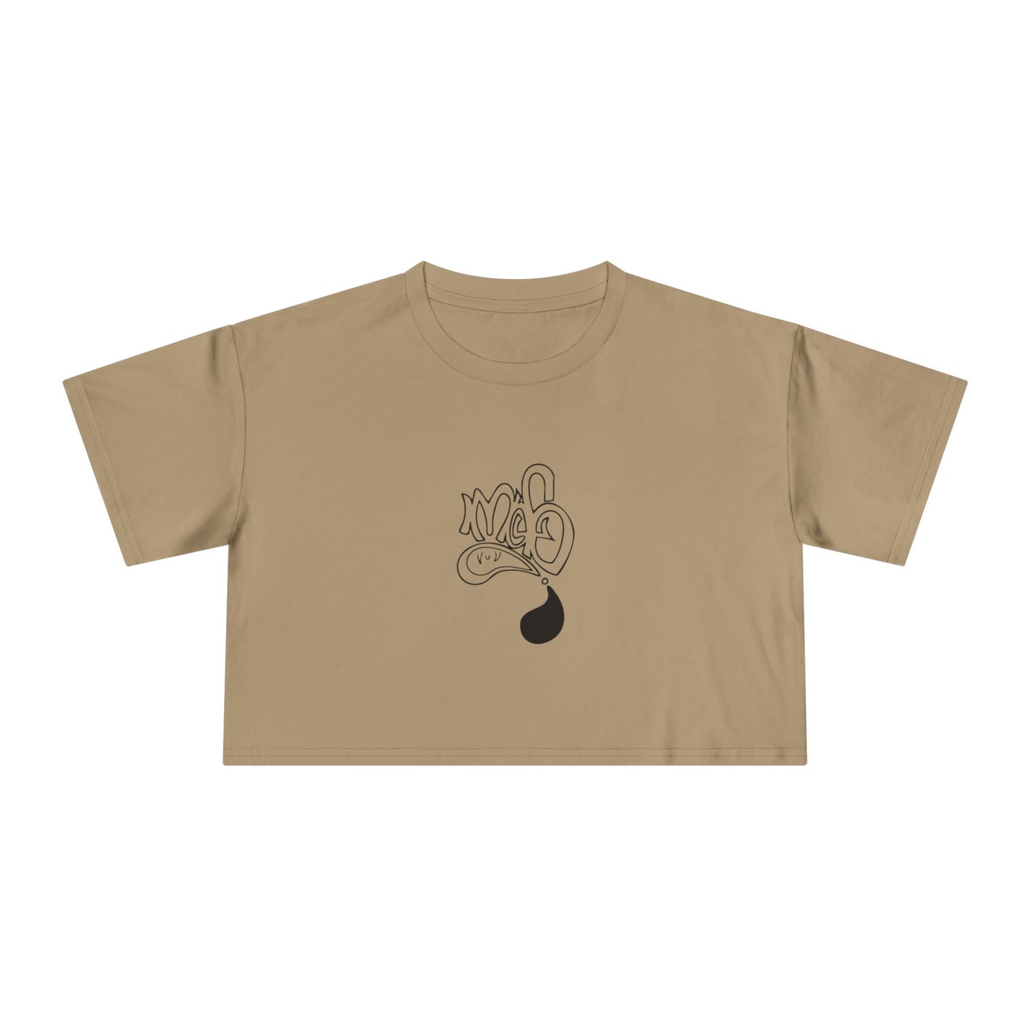 Stylish Women's Crop Tee, Trendy Summer Top, Casual Streetwear, Perfect Gift for Her, Unique Graphic Design, Everyday Comfort