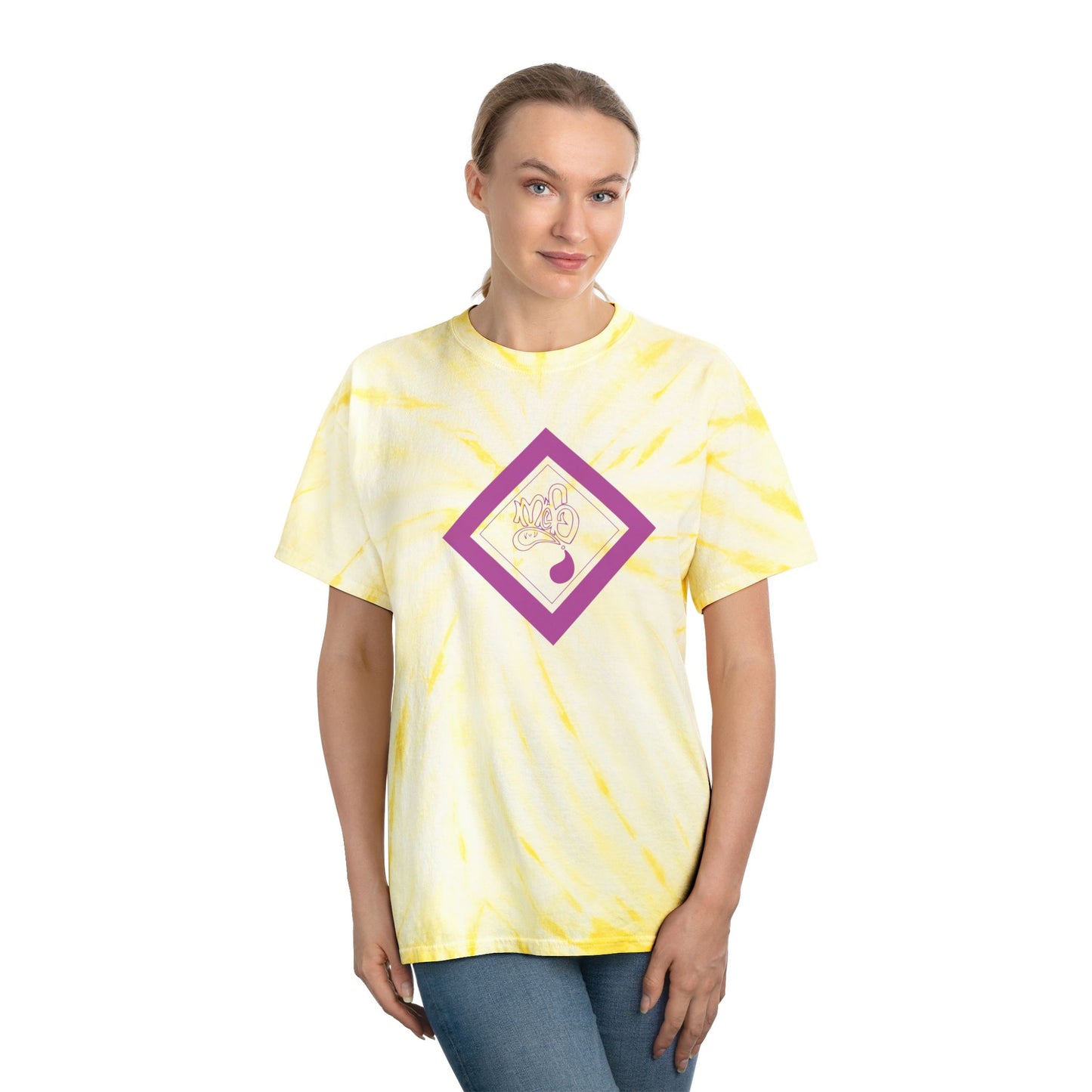 Sunny Cyclone Tie-Dye Tee, Vintage Summer Tee, Festival Wear, Boho Style Shirt, Gift for Her, Unisex Tie-Dye Shirt
