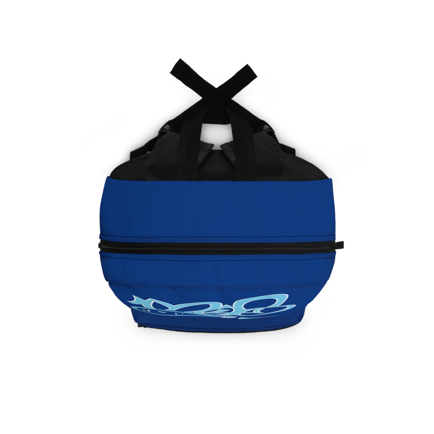 Trendy Blue Graffiti Backpack, Cool School Bag, Unique Daypack, Urban Style Rucksack, Gift for Teens, Casual Travel Gear