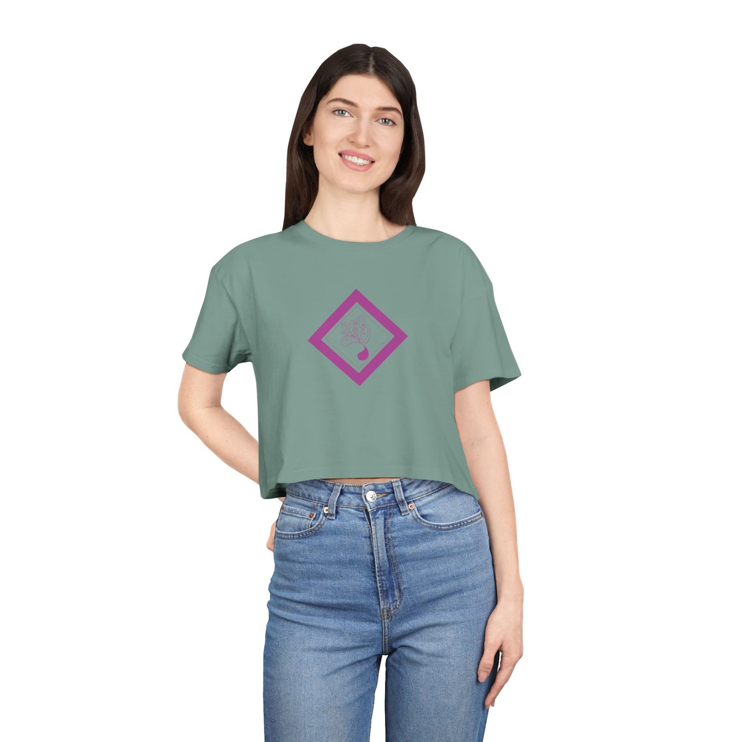 Stylish Women's Crop Tee for Every Occasion, Casual Top, Trendy Tee, Gift for Her, Summer Fashion, Lightweight Crop Shirt