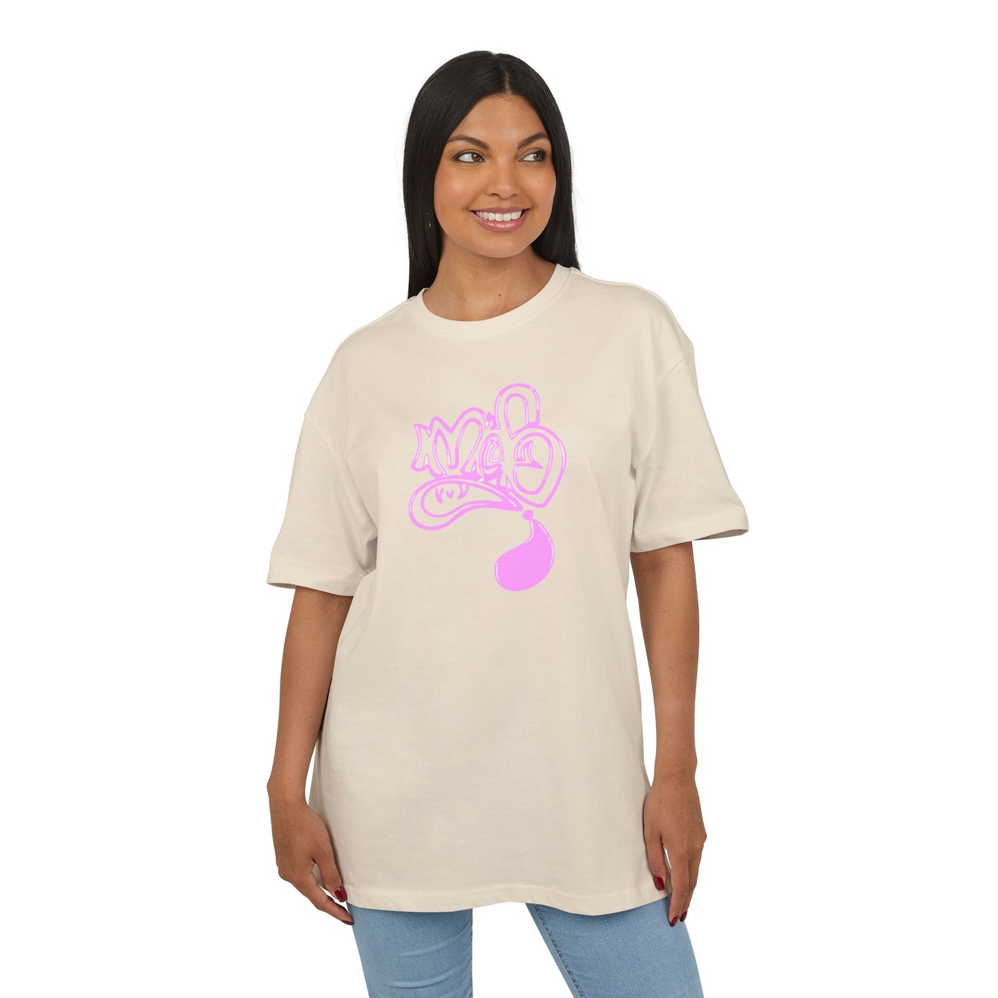 Vibrant Expression Unisex Oversize Tee | Cool Casual Wear, Streetwear, Gift for Friends, Everyday Comfort, Art-Inspired Fashion