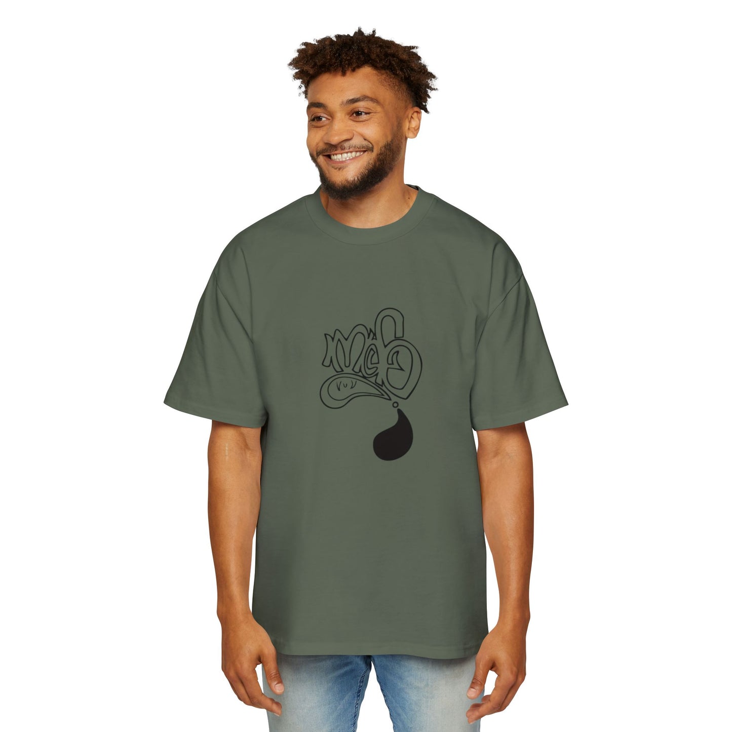 Men's Oversized Graphic Tee: Urban Streetwear, Casual Summer Style, Gift for Him, Trendy Fashion, Relaxed Fit Tee