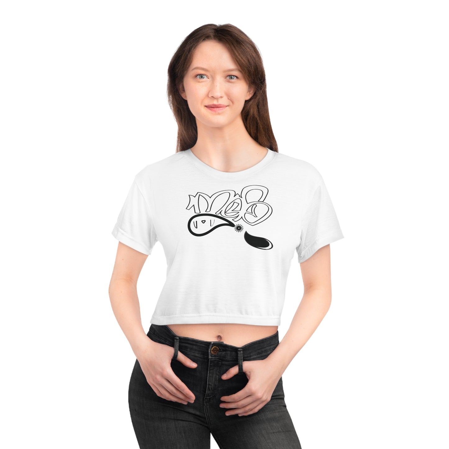 Stylish Graffiti Crop Tee, Graphic Crop Top, Streetwear Fashion, Urban Apparel, Summer Outfit, Trendy Clothing