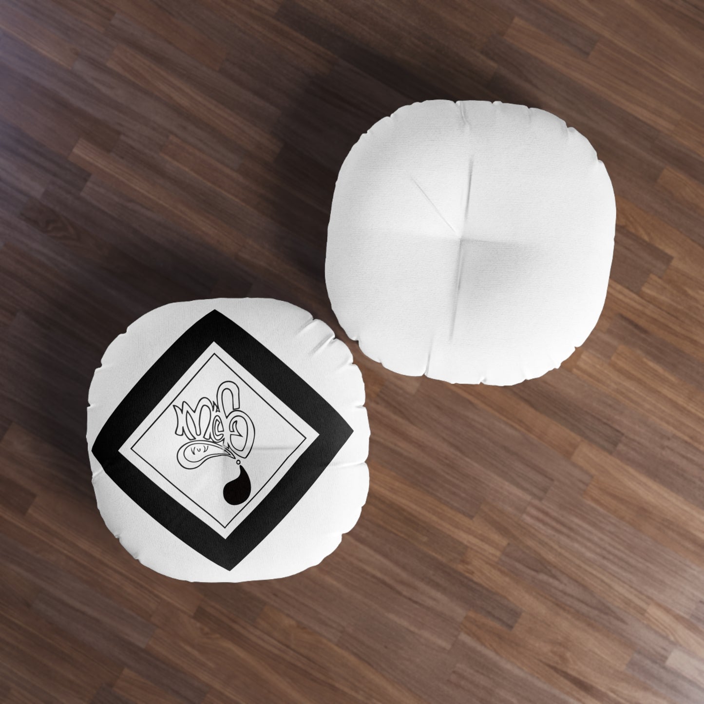 Stylish Round Tufted Floor Pillow, Modern Home Decor Cushion, Cozy Seating Accessory, Unique Gift Ideas, Living Room Comfort