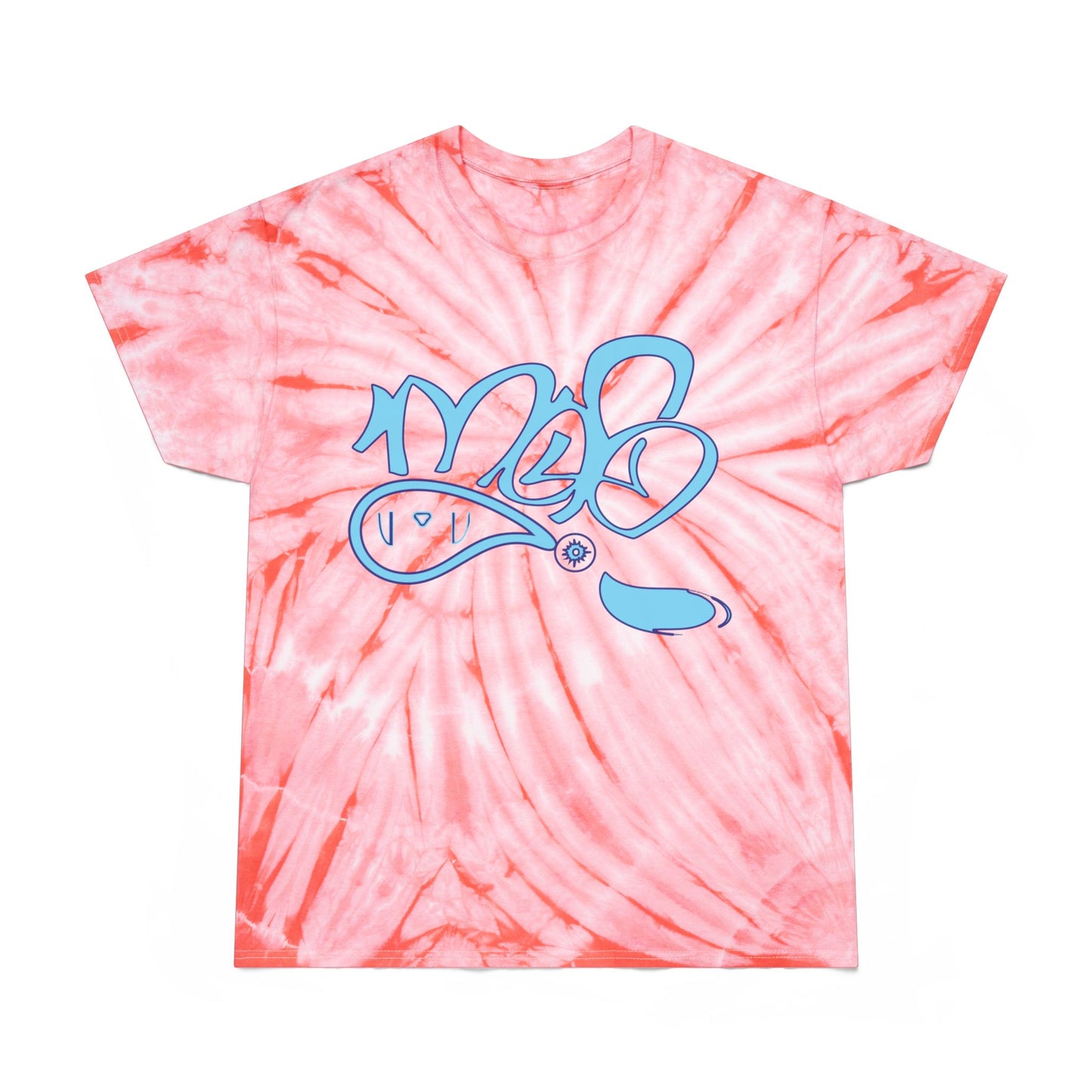Sunny Cyclone Tie-Dye Tee for Casual Vibes, Summer Fun T-Shirt, Festival Outfit, Gift for Teens, Retro Style Tee