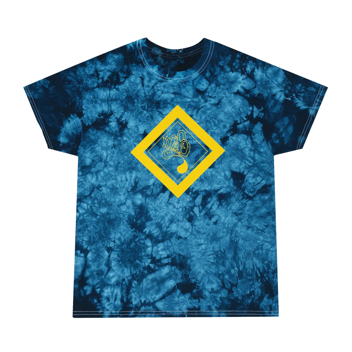 Crystal Tie-Dye Tee, Relaxed Vibe, Perfect for Summer, Beach Wear, Gifts, Festivals, Unisex Fashion