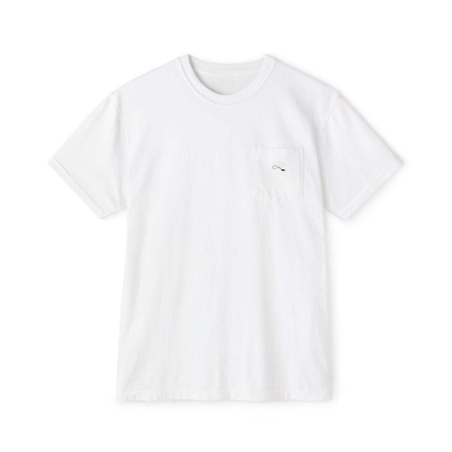 Garment-Dyed Pocket T-Shirt, Casual Crew Tee, Relaxed Fit Top, Unisex Basic Tee, Summer Essential, Everyday Style