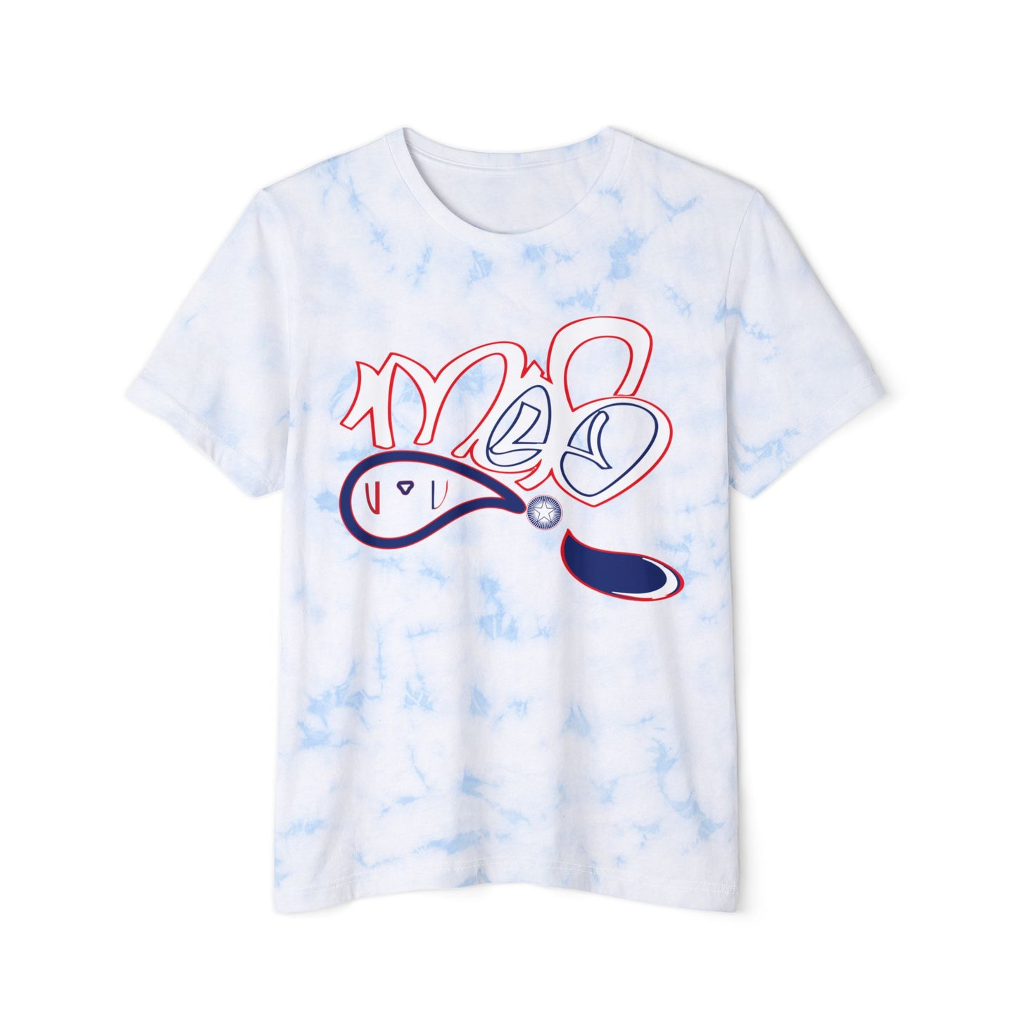 Unisex Tie-Dye T-Shirt with FWD Fashion Design | Casual Wear, Gift Idea, Summer Style, Festival Outfit, Trendy Apparel