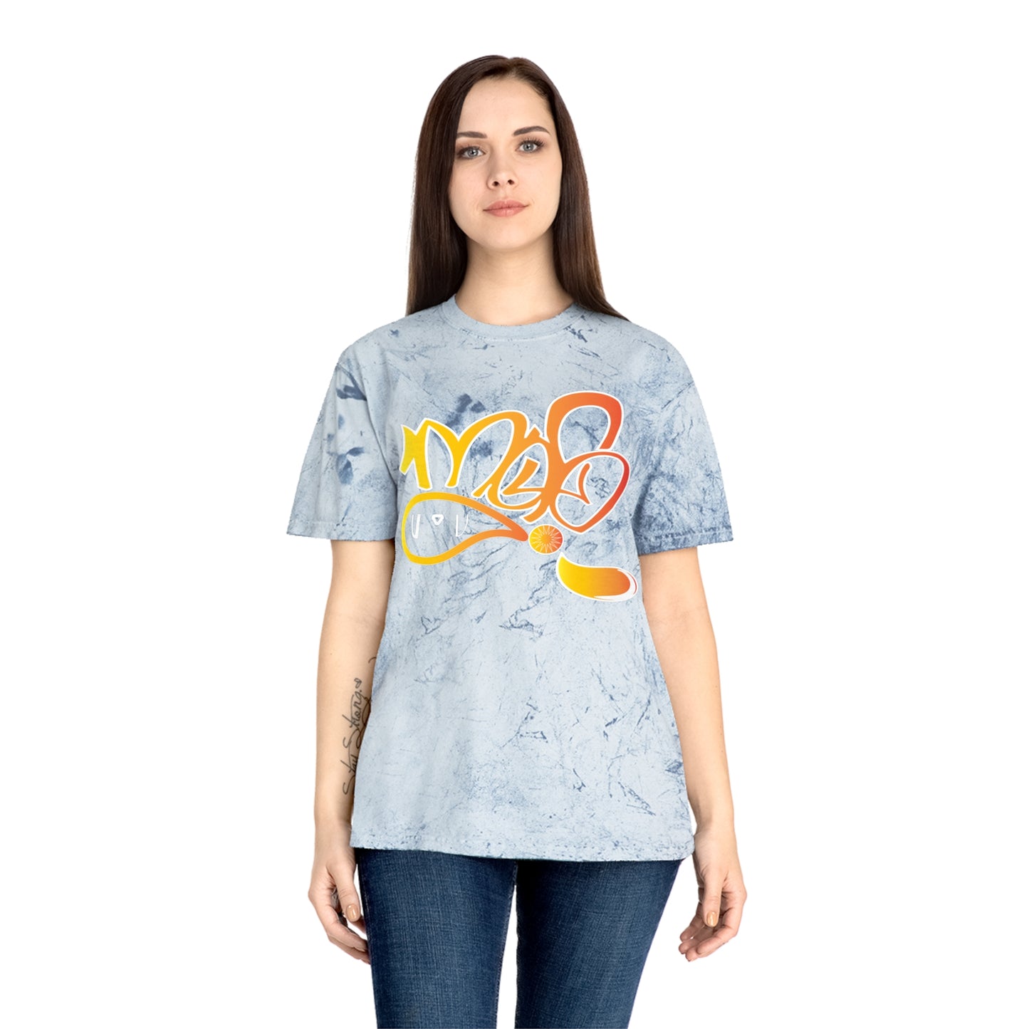 Colorful Abstract Unisex T-Shirt with Unique Design, Casual Wear, Gift for Art Lovers, Festival Apparel, Street Style Tops