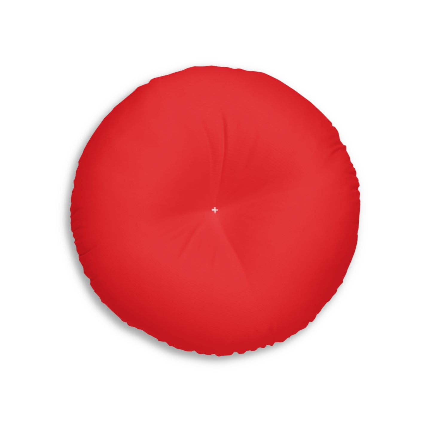 Tufted Floor Pillow, Round Red Graffiti Comfort Cushion, Boho Decor, Meditation Seating, Home Accent, Kids Room, Unique Gift