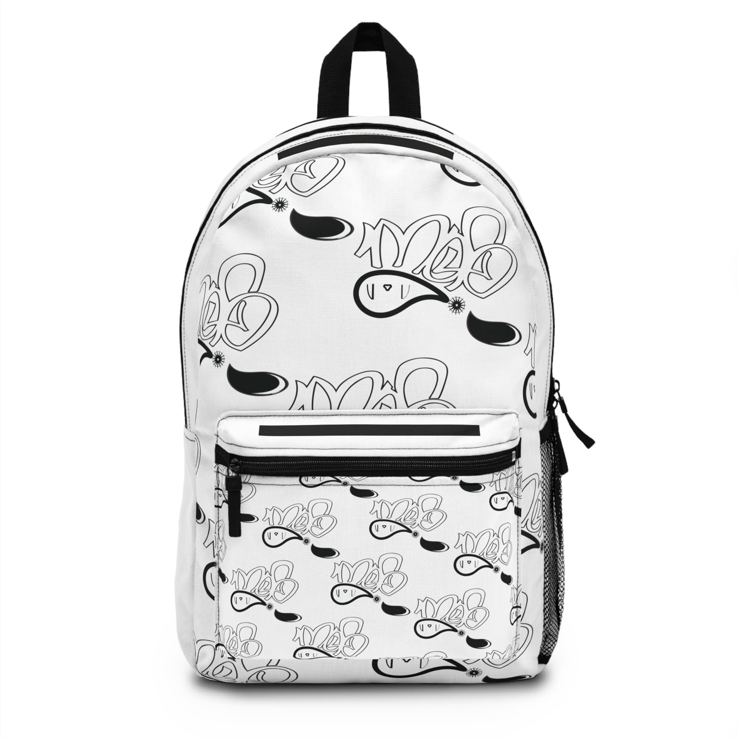 Stylish Graffiti Backpack - Trendy Daypack for School, Travel, Art Lovers, Unique Gift Idea, Fashionable Backpack