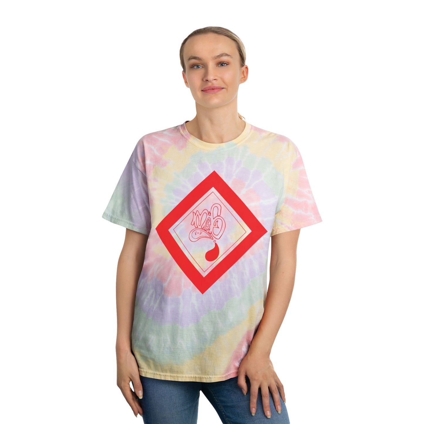 Spiral Tie-Dye Tee, Vibrant Summer Shirt, Retro Style Apparel, Festival Outfit Tee, DIY Gift for Tees Lovers