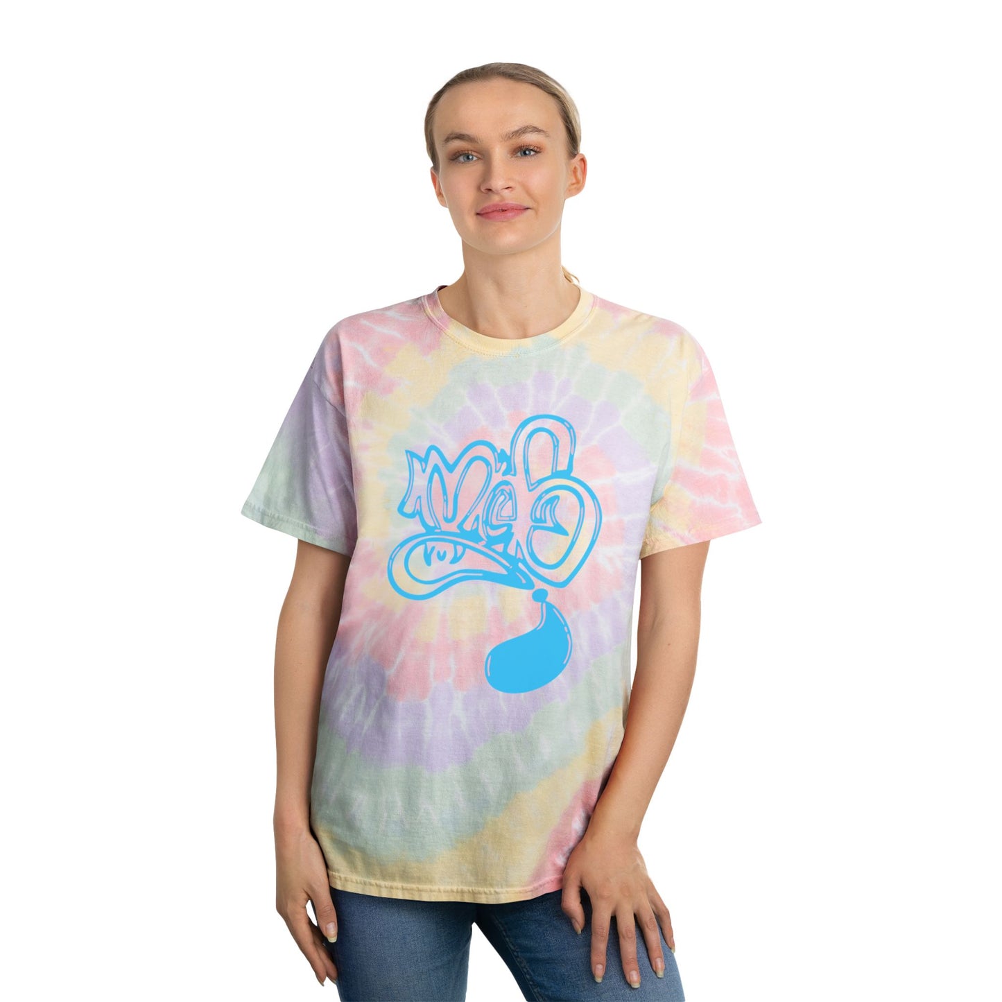 Spiral Tie-Dye Tee, Colorful Retro Shirt, Summer Vibes, Festival Wear, Gift for Her, Casual Outfit
