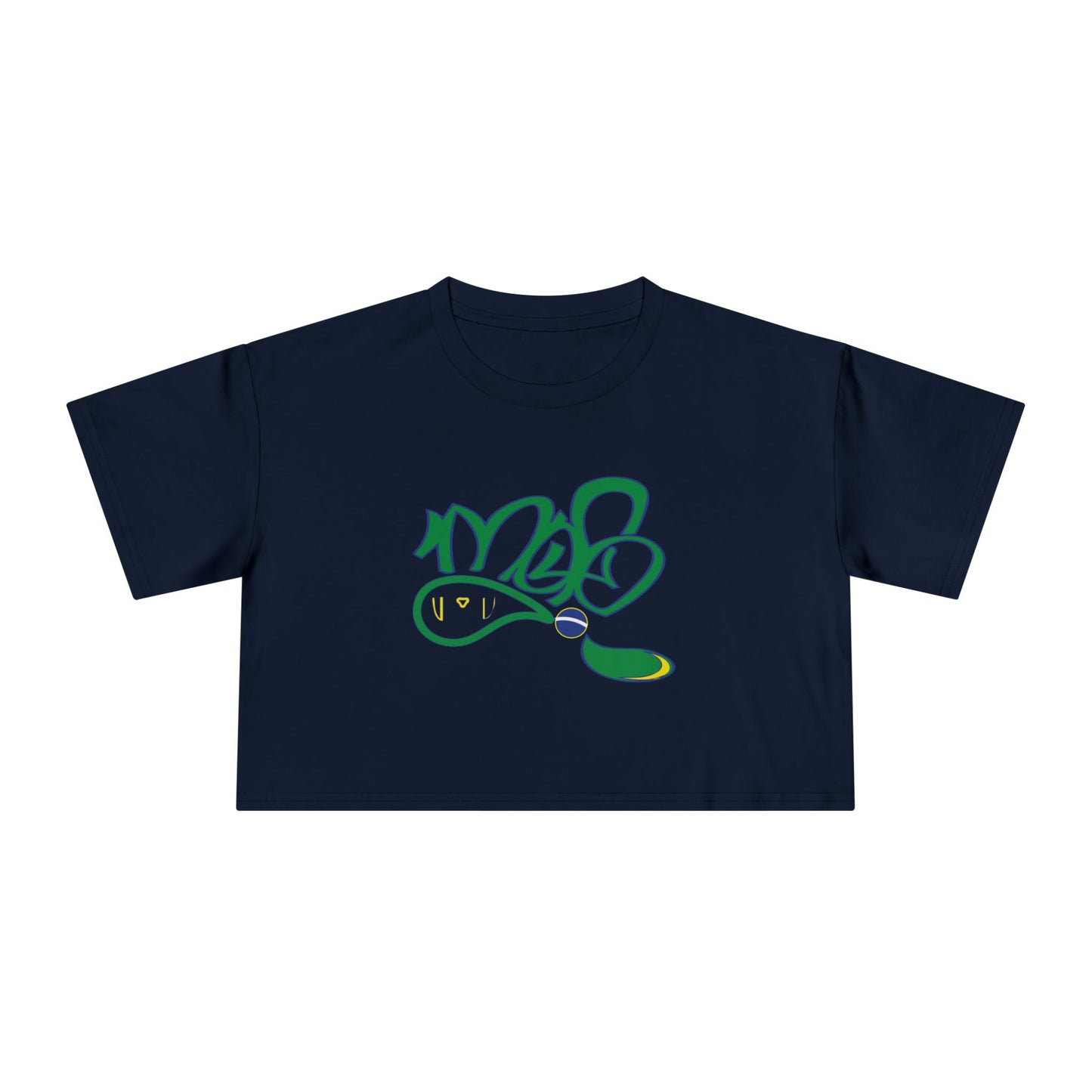 Stylish Women's Crop Tee with Unique Design | Casual Summer Top, Festival Wear, Gift for Her, Streetwear Fashion