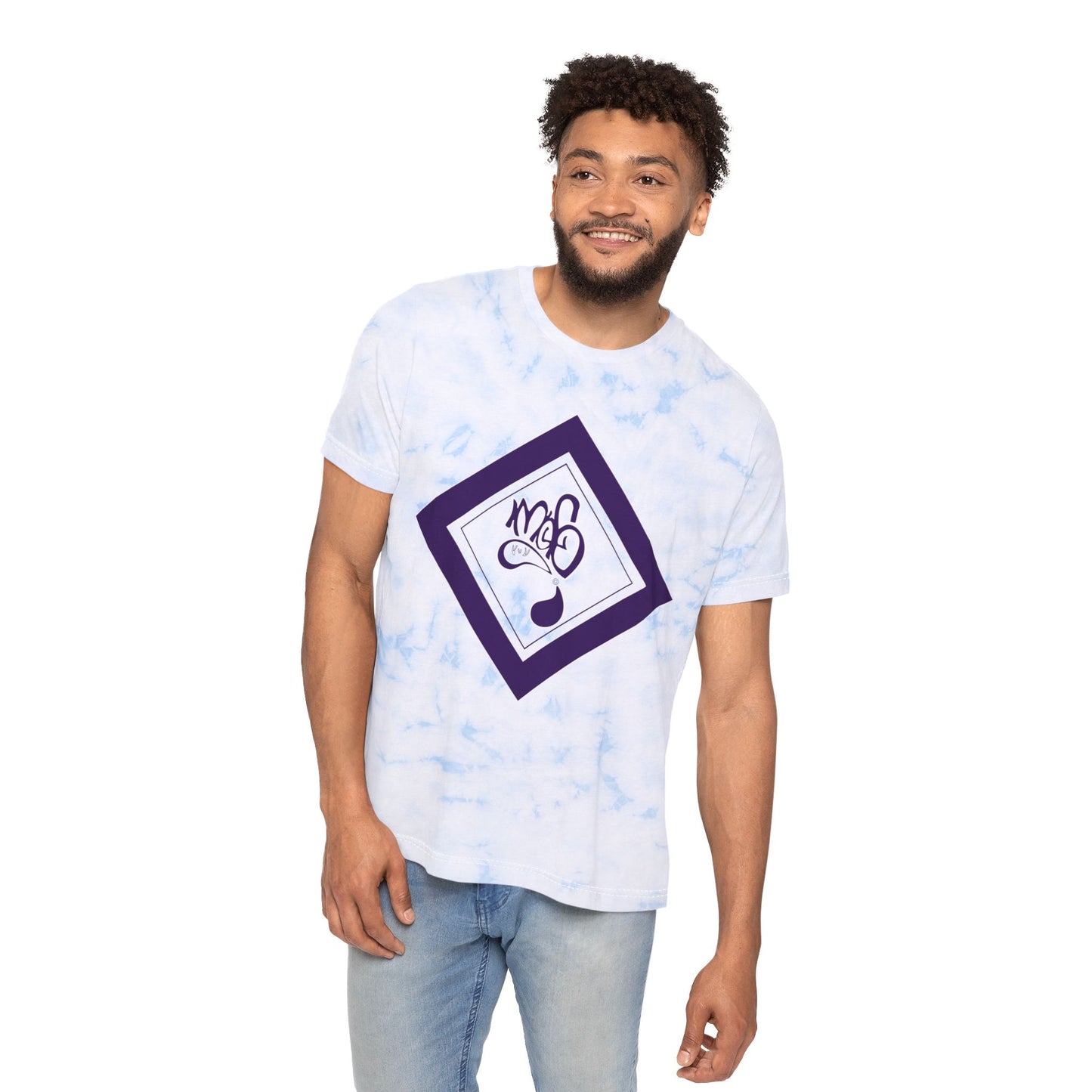 Trendy Tie-Dyed Unisex T-Shirt, Fashion Tee, Casual Wear, Summer Essentials, Gift for Music Lovers, Relaxed Fit