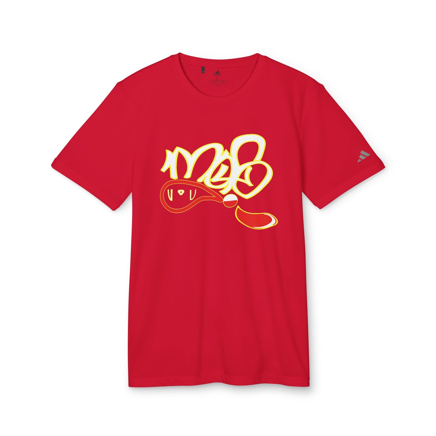 Sporty Graffiti T-Shirt, Unisex Athletic Tee, Casual Outdoor Wear, Gift for Fitness Enthusiasts, Streetwear Style