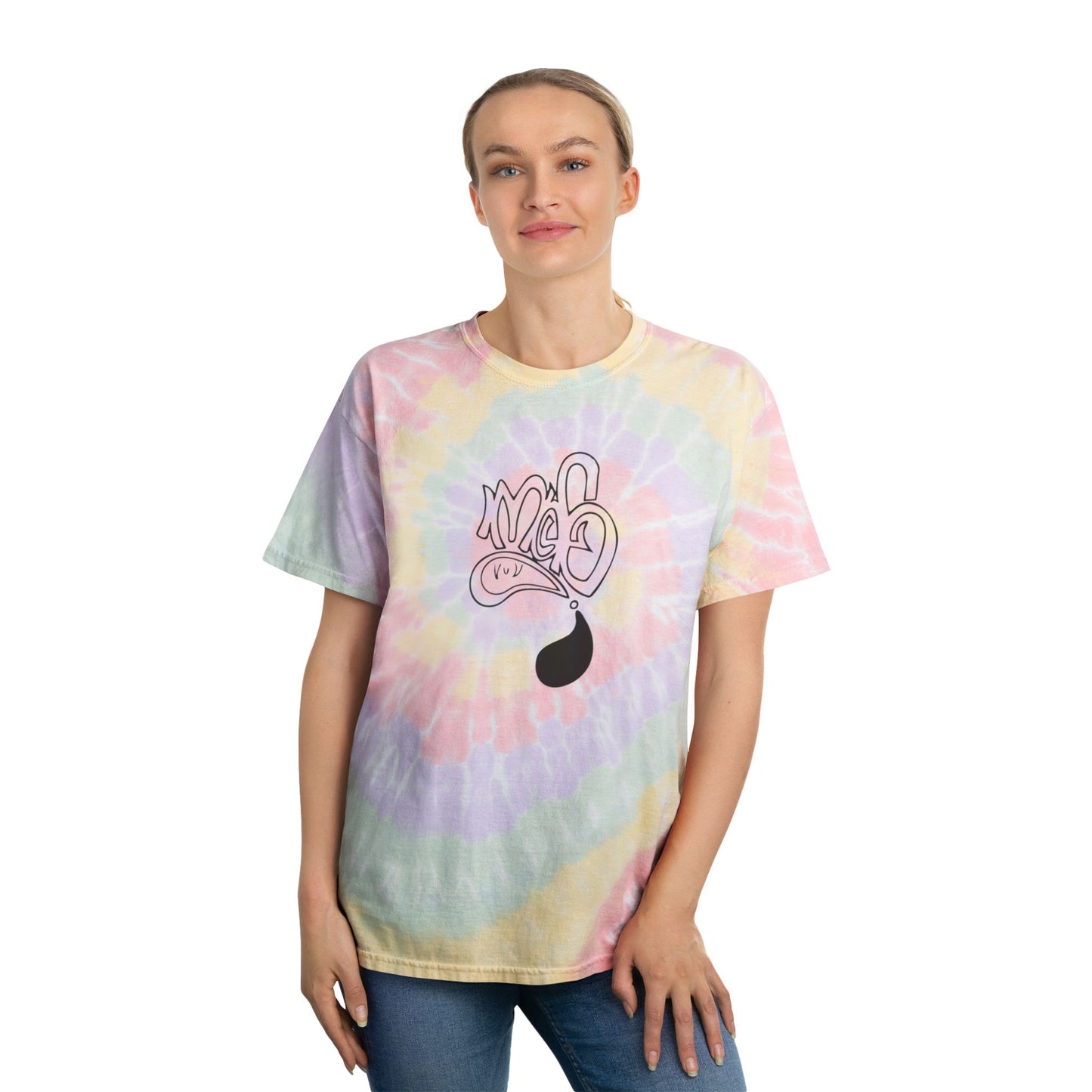 Pastel Tie-Dye Tee, Spiral Shirt, Boho Style Tee, Chill Vibes T-Shirt, Summer Festival Top, Vintage Style Shirt