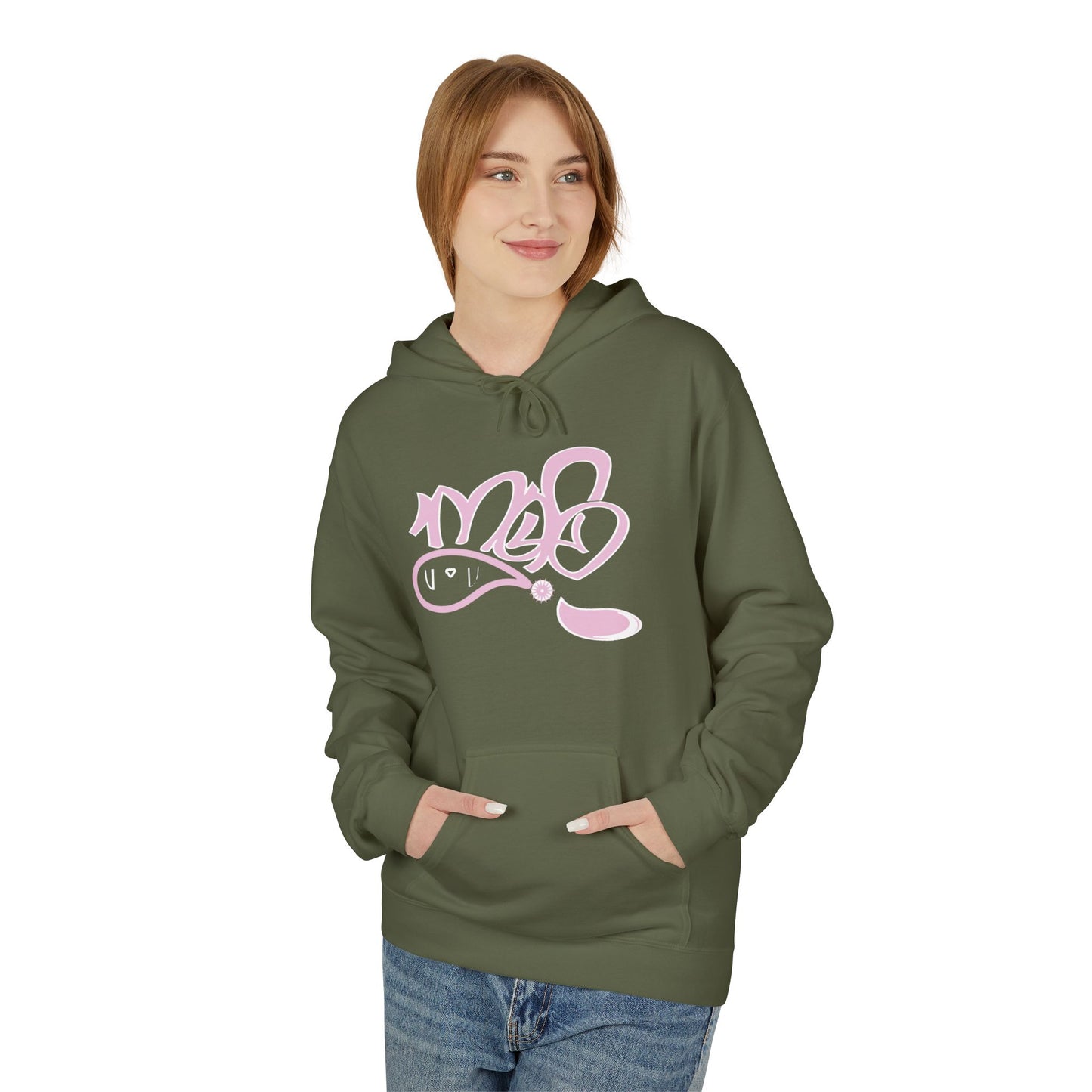 Trendy Softstyle Fleece Hoodie - Cozy Streetwear, Graffiti Art Design, Perfect for Casual Outings, Gift for Friends, Fall Fashion Essential