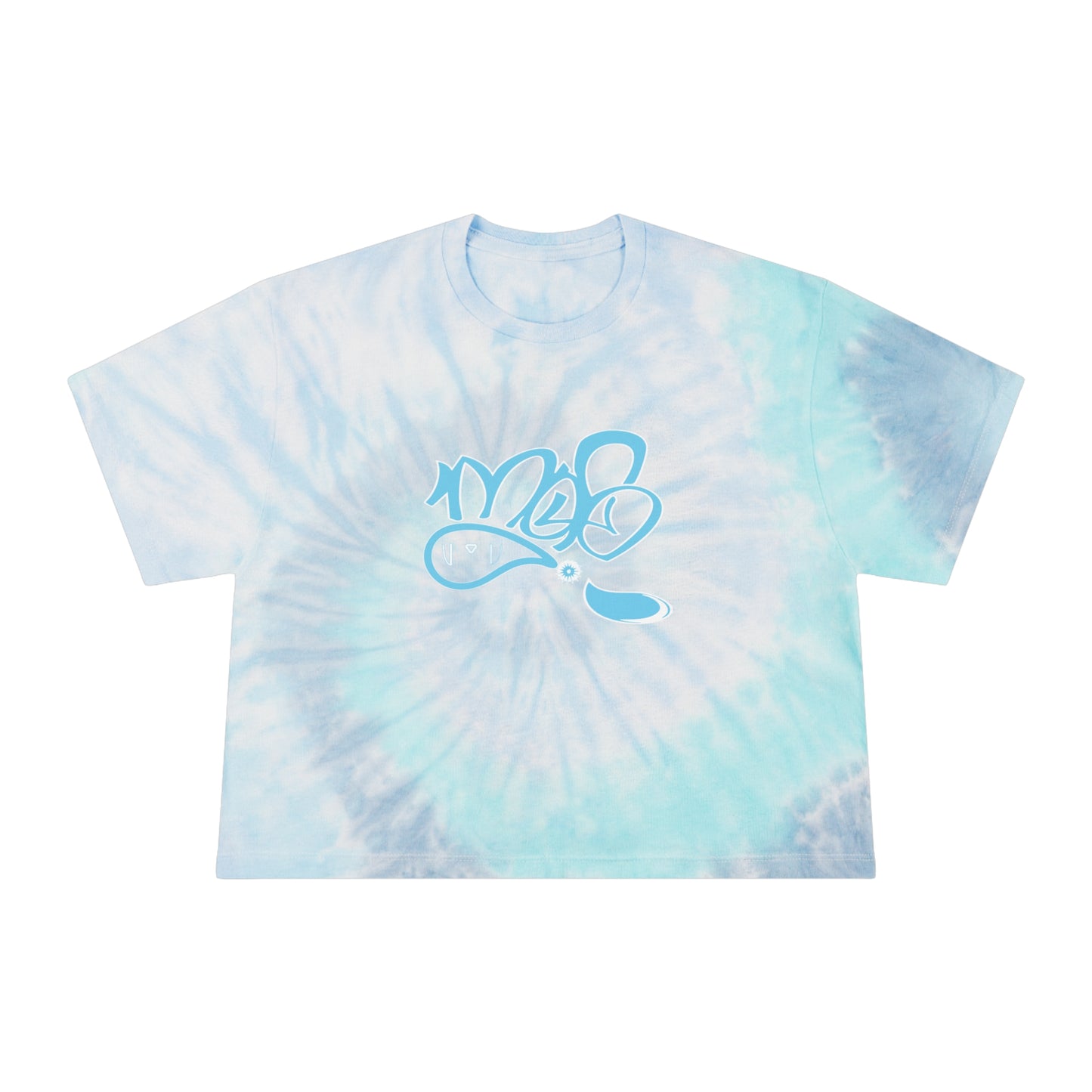 Women's Tie-Dye Crop Tee, Boho Style Top, Summer Fashion Shirt, Casual Beach Wear, Gift for Her, Festival Outfit