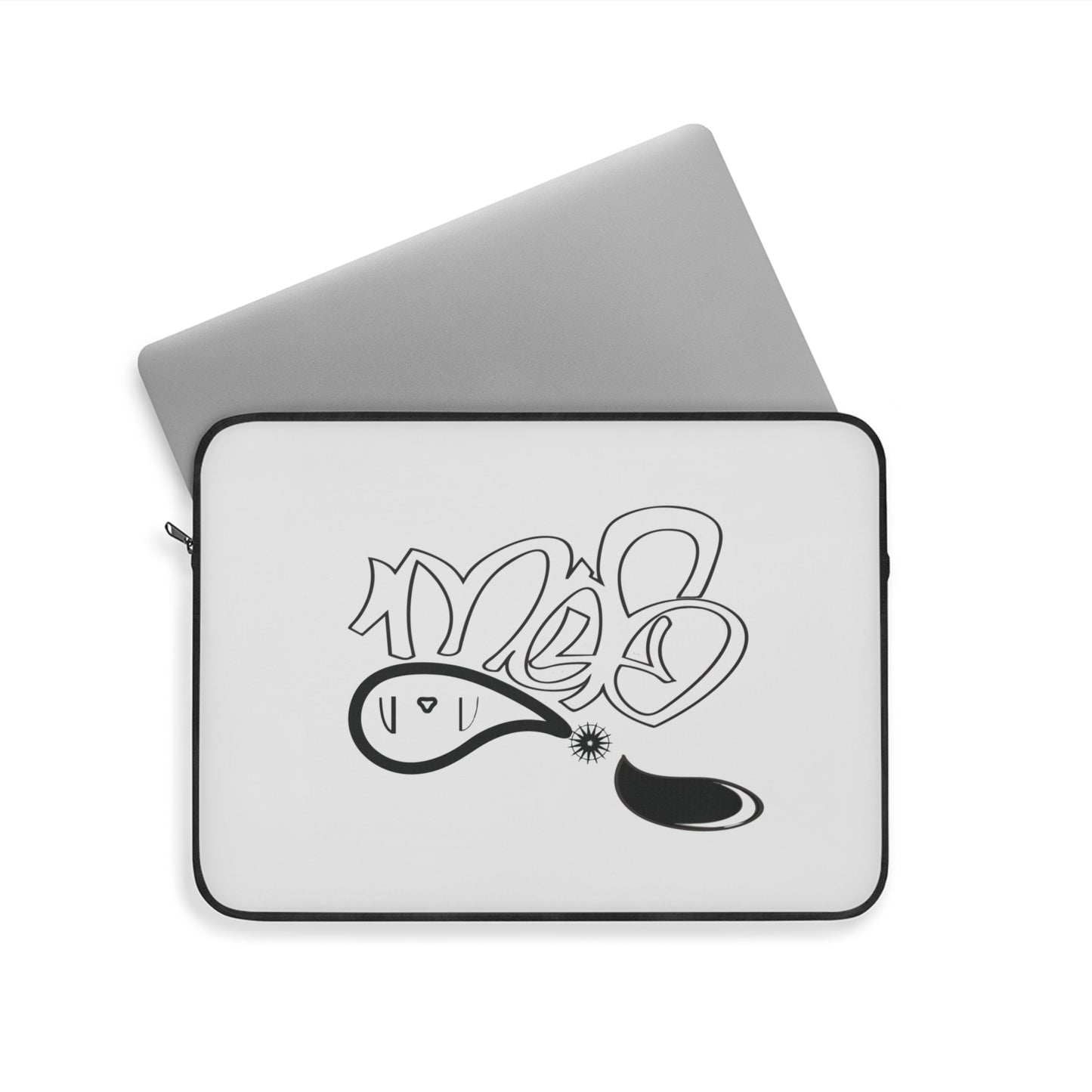 Stylish Laptop Sleeve with Unique Graffiti Design, Urban Tech Case, Gift for Students, Artists, Birthday Present, Cool Accessory