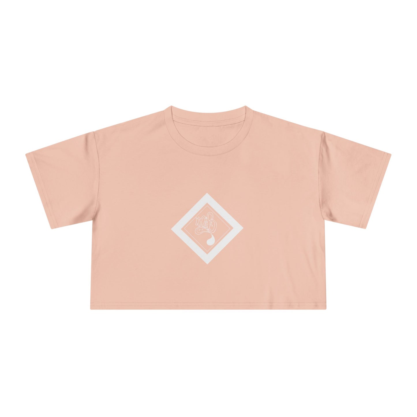 Vibrant Women's Crop Tee, Casual Summer Top, Streetwear, Festival Clothing, Gift for Her