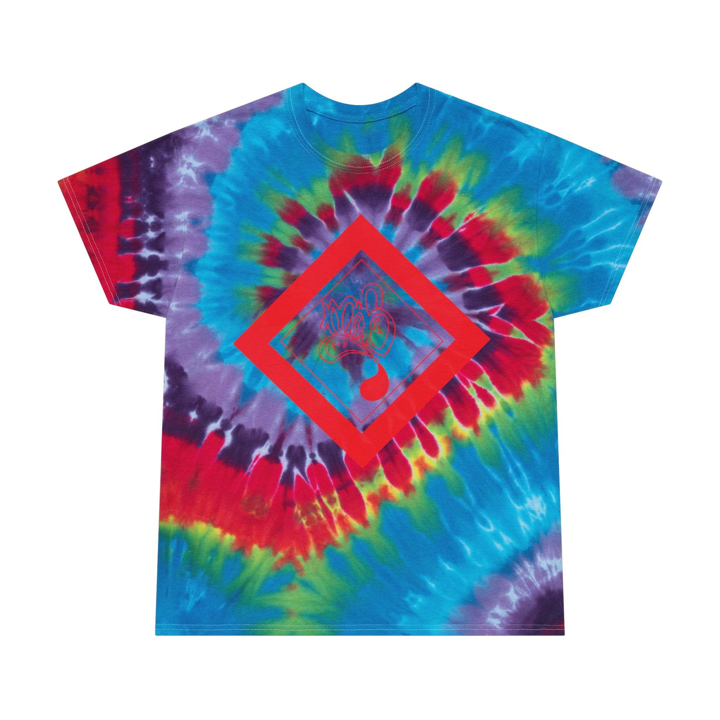 Spiral Tie-Dye Tee, Vibrant Summer Shirt, Retro Style Apparel, Festival Outfit Tee, DIY Gift for Tees Lovers