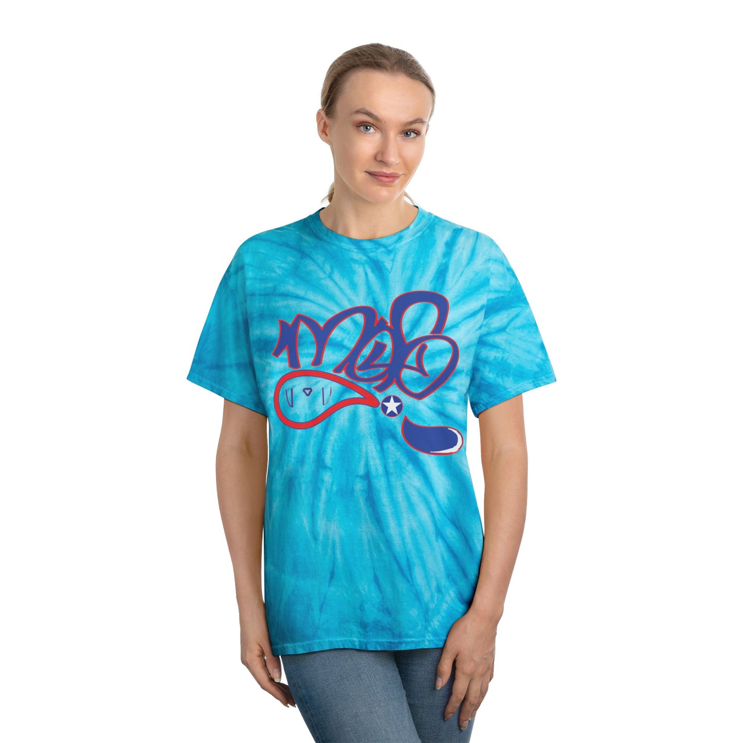 Vibrant Tie-Dye Tee, Festival Shirt, Summer Outing Top, Bohemian Style Tee, Casual Graphic T-shirt, Unique Gift for Friends
