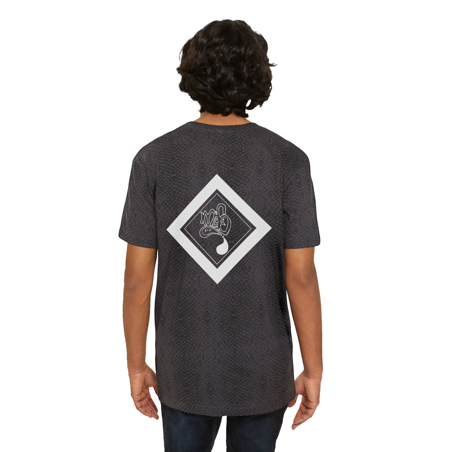 Mofo diamond white graphic tee