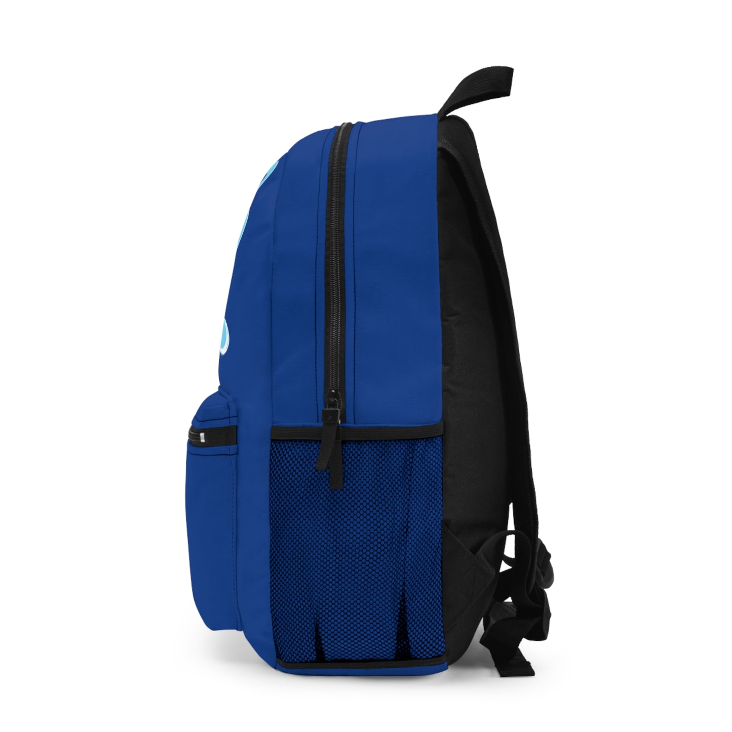 Trendy Blue Graffiti Backpack, Cool School Bag, Unique Daypack, Urban Style Rucksack, Gift for Teens, Casual Travel Gear