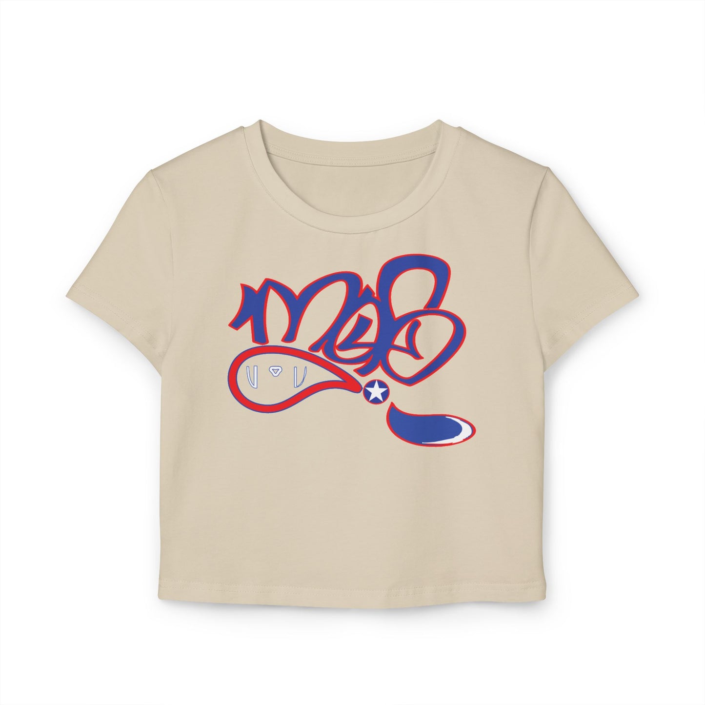 Chic Women's Baby Tee with Bold Design, Casual Summer Top, Trendy Graphic Tee, Perfect Gift for Birthdays, Festivals, or Everyday Wear
