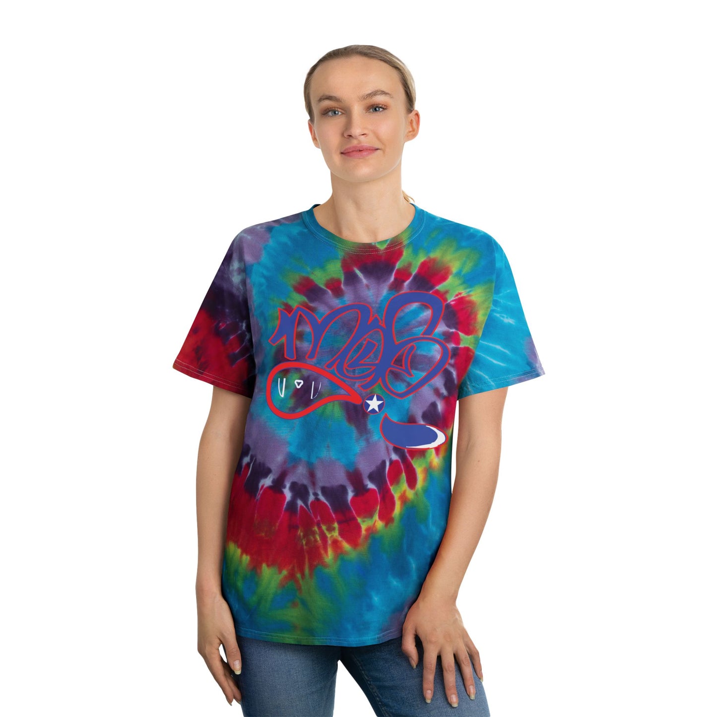 Spiral Tie-Dye Tee for Unisex, Vibrant Summer Style, Festival Wear, Casual Everyday T-Shirt, Ideal for Beach Trips