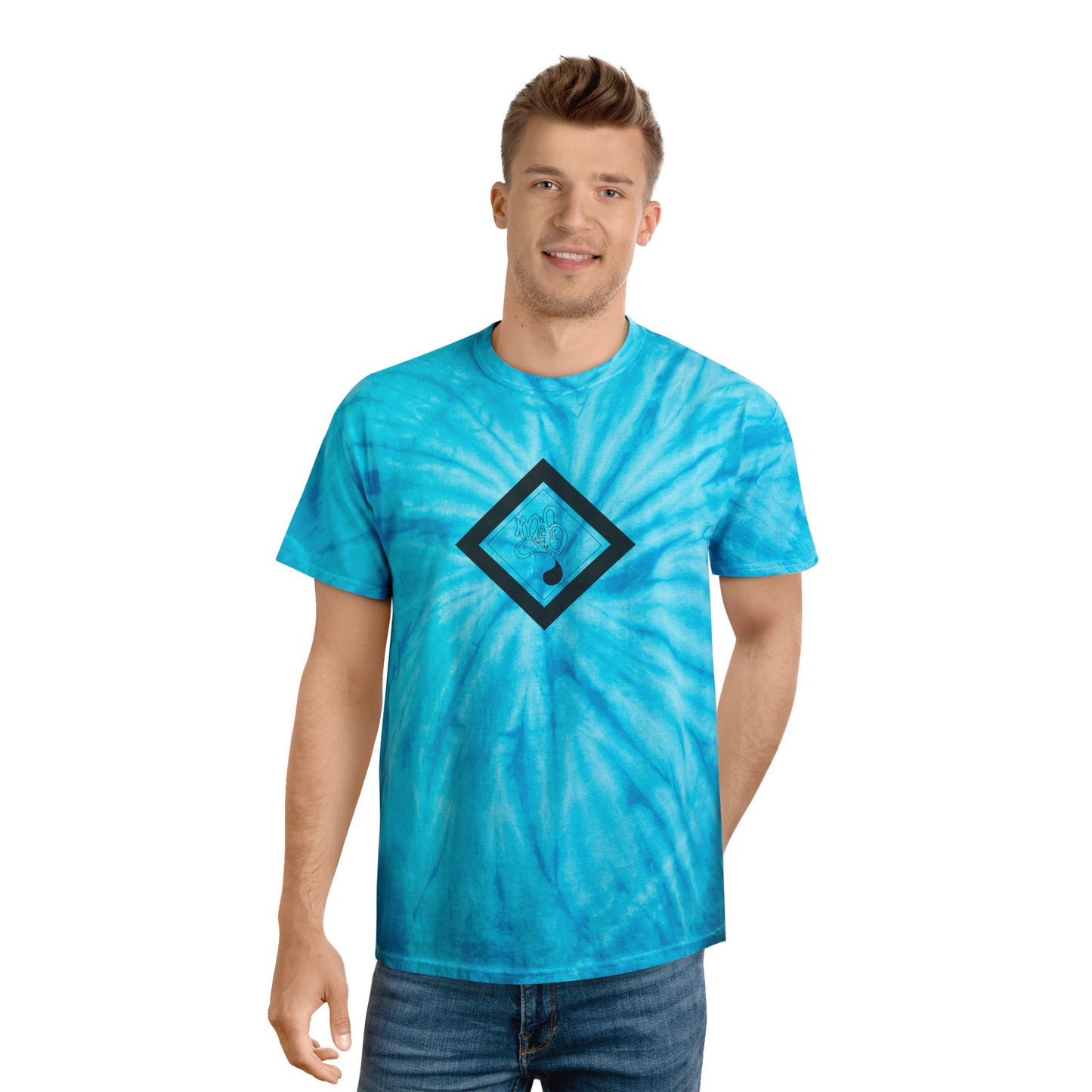 Sunny Cyclone Tie-Dye Tee, Boho Style T-Shirt, Summer Vibes Shirt, Festival Outfit, Casual Wear, Unisex Tee, Unique Gift