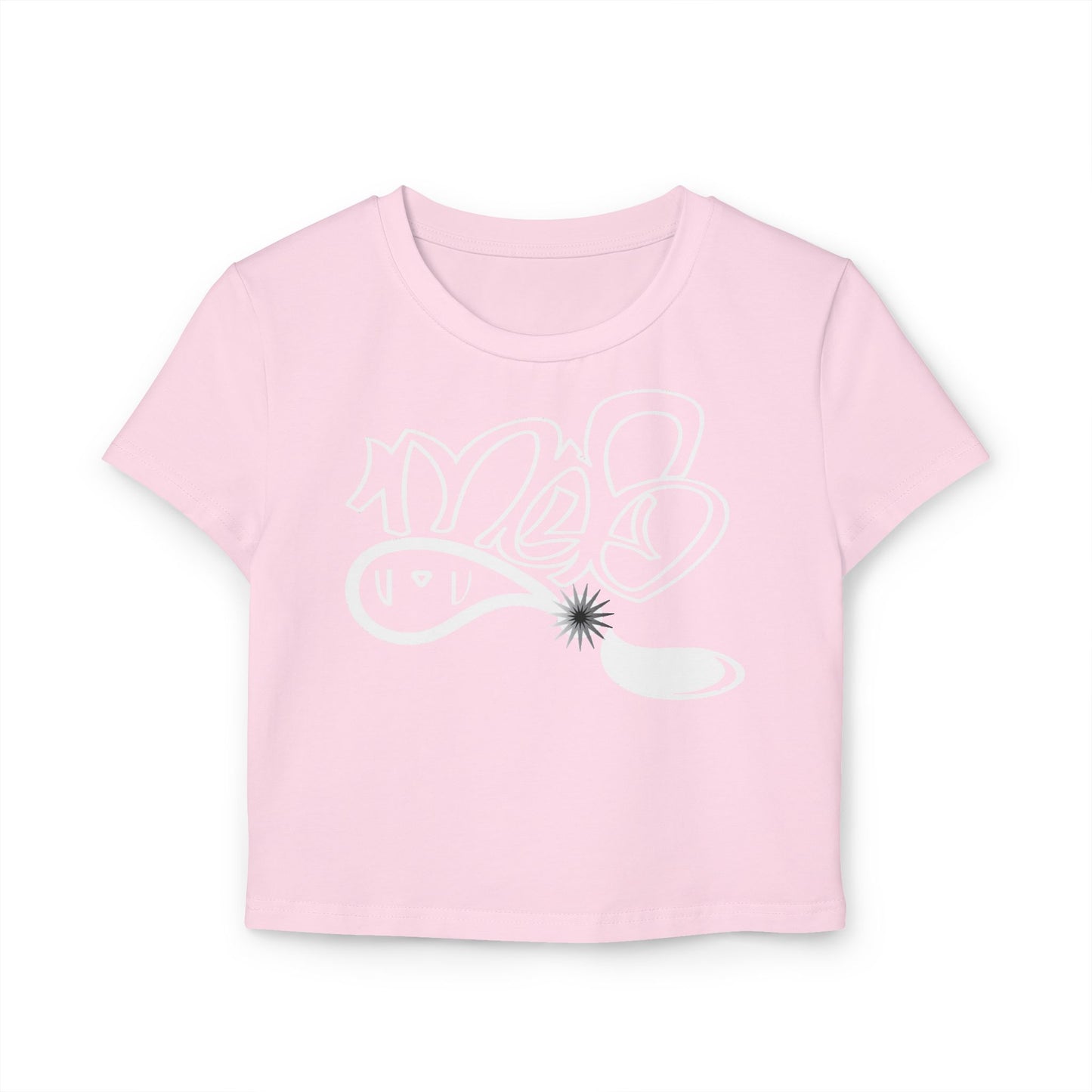 Cute Graphic Women's Baby Tee - Trendy T-Shirt, Gift for Her, Casual Top, Spring Fashion, Cute Outfit Idea