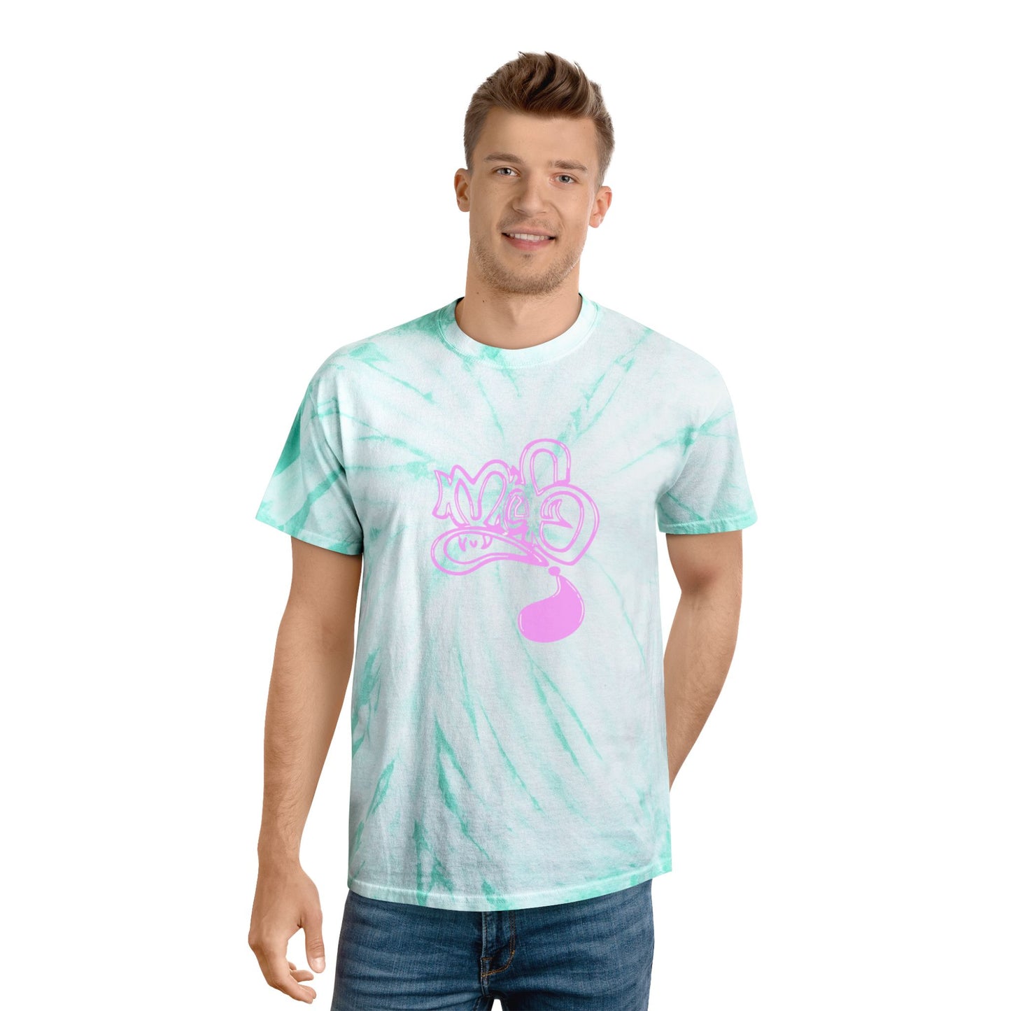 Sunny Tie-Dye Tee, Cyclone Design | Trendy Summer T-Shirt, Casual Wear, Festival Clothing, Gift for Friends, Statement Tee