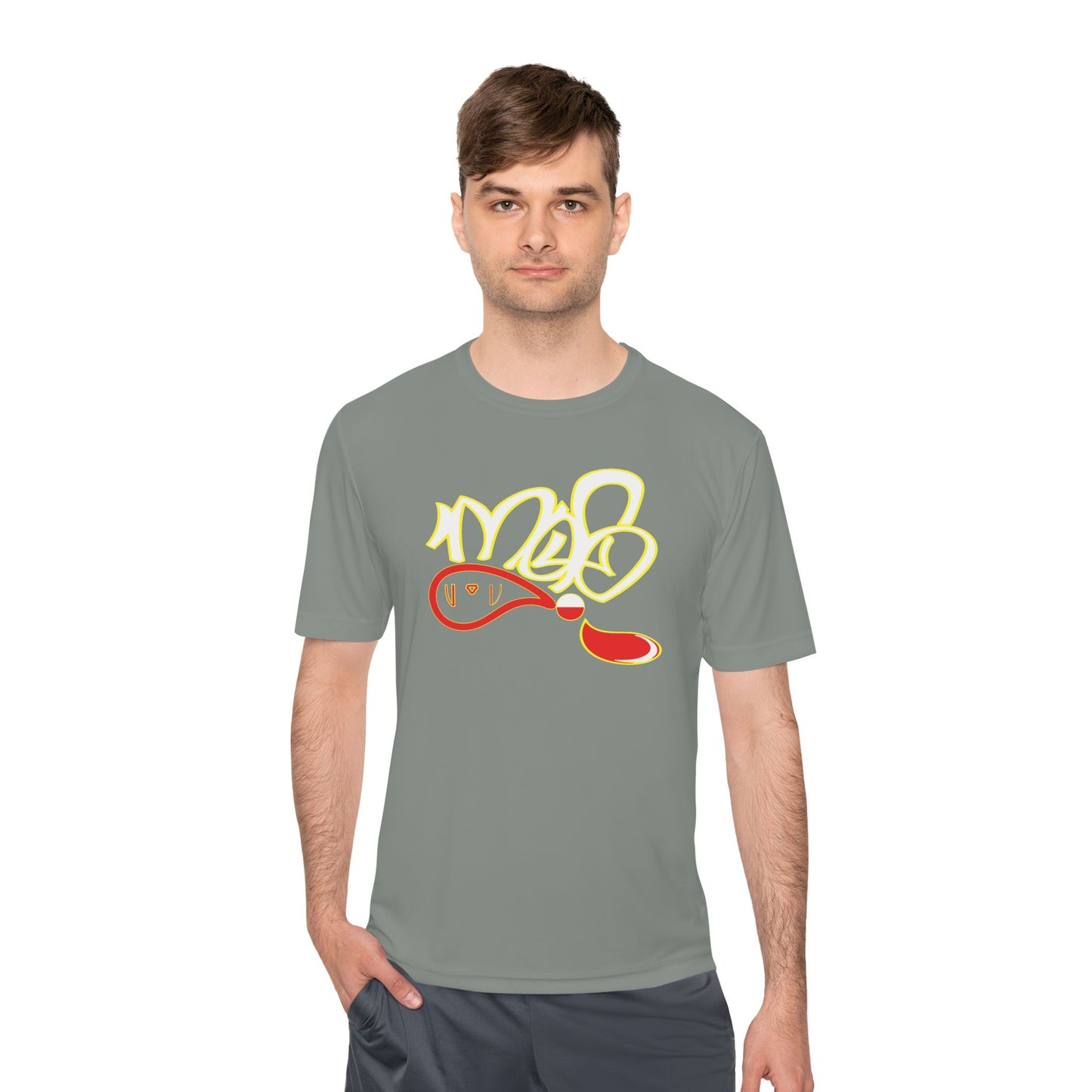 Vibrant Unisex Moisture Wicking Tee - Stylish Activewear for Fitness, Workout, Travel, Gifting, Summer Parties