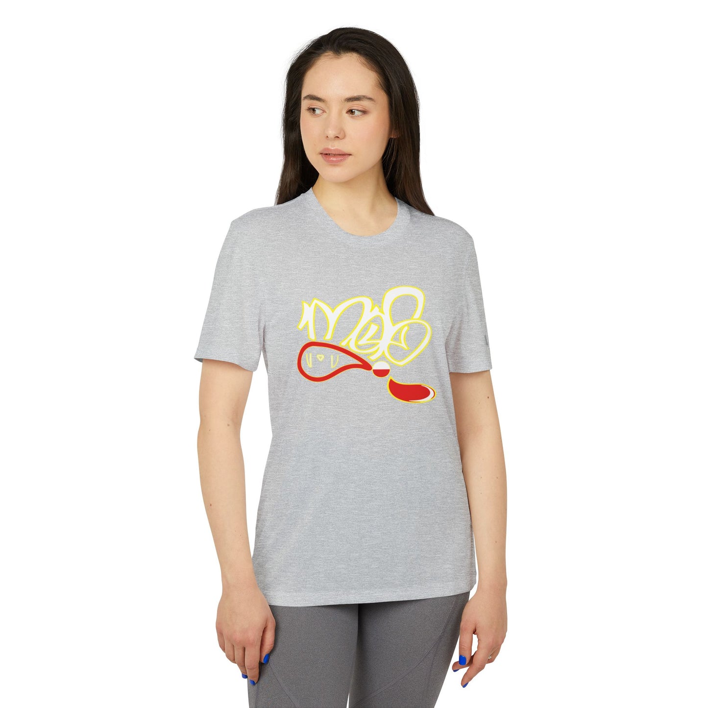 Sporty Graffiti T-Shirt, Unisex Athletic Tee, Casual Outdoor Wear, Gift for Fitness Enthusiasts, Streetwear Style