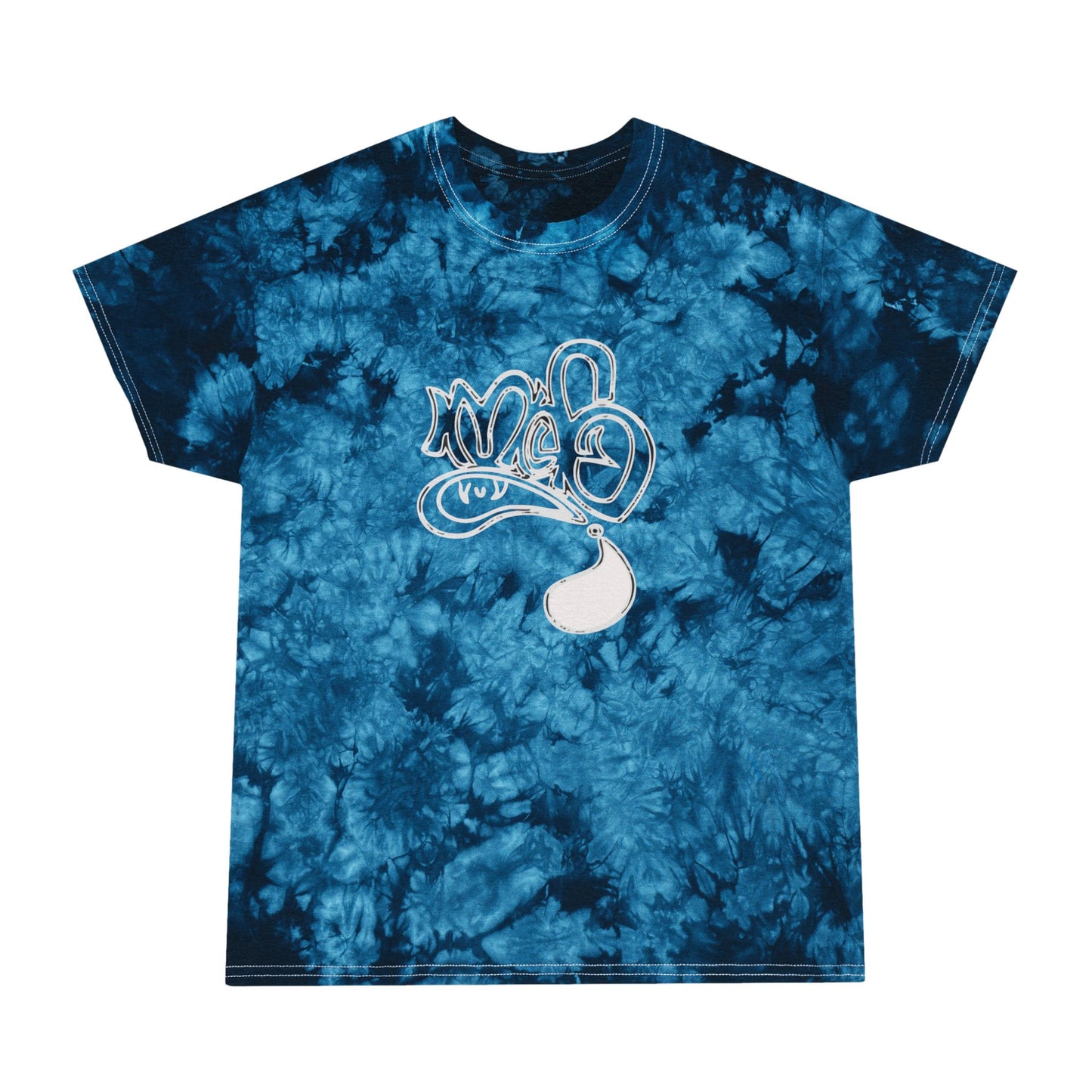 Crystal Blue Tie-Dye Tee | Relaxed Tee for Boho Vibes | Trendy Summer Top | Perfect Gift for Friends | Festival Wear | Beach Day Essential
