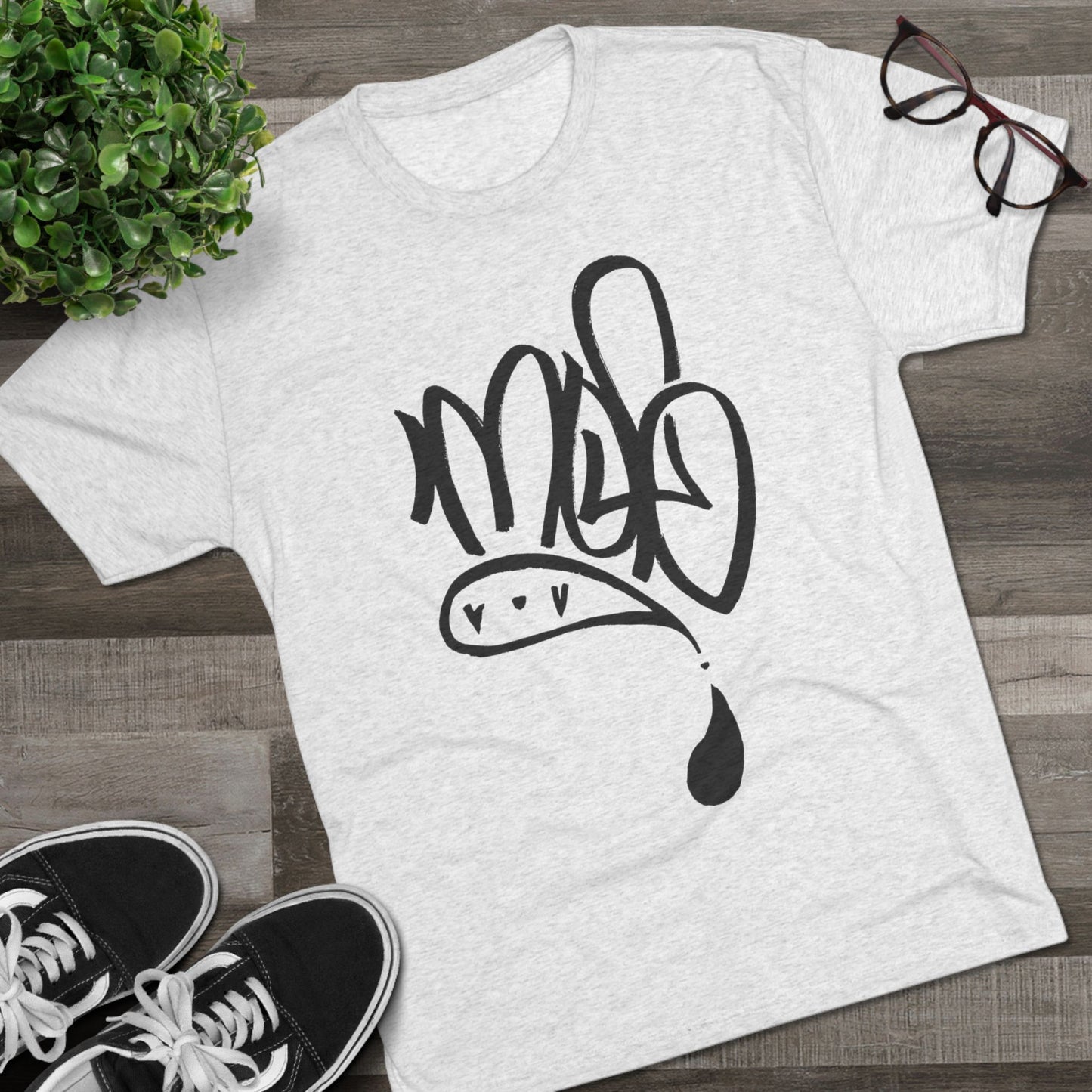 Urban Art Unisex Crew Tee, Trendy Graphic Tee, Streetwear Shirt, Casual Wear, Gift for Artists, Summer Style