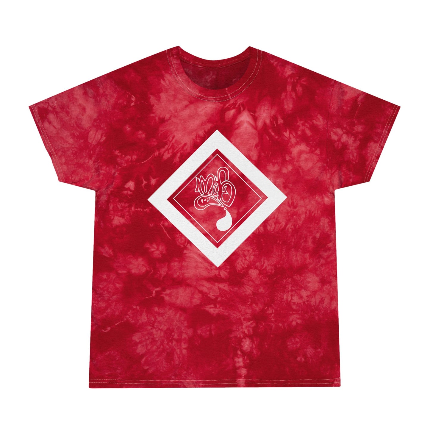 Crystal Tie-Dye Tee, Boho Chic T-Shirt, Summer Vibes Top, Relaxed Casual Wear, Festival Fashion, Unique Gift Idea