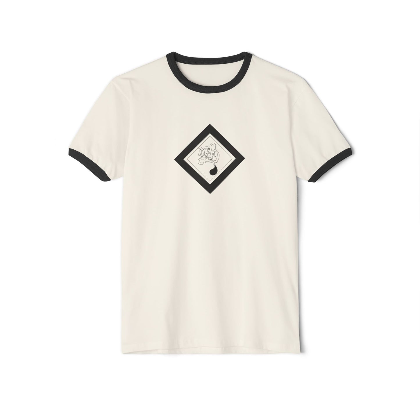 Unisex Cotton Ringer T-Shirt with Music Design, Vintage Style Tee, Music Lover Gift, Casual Fashion, Perfect for Festivals