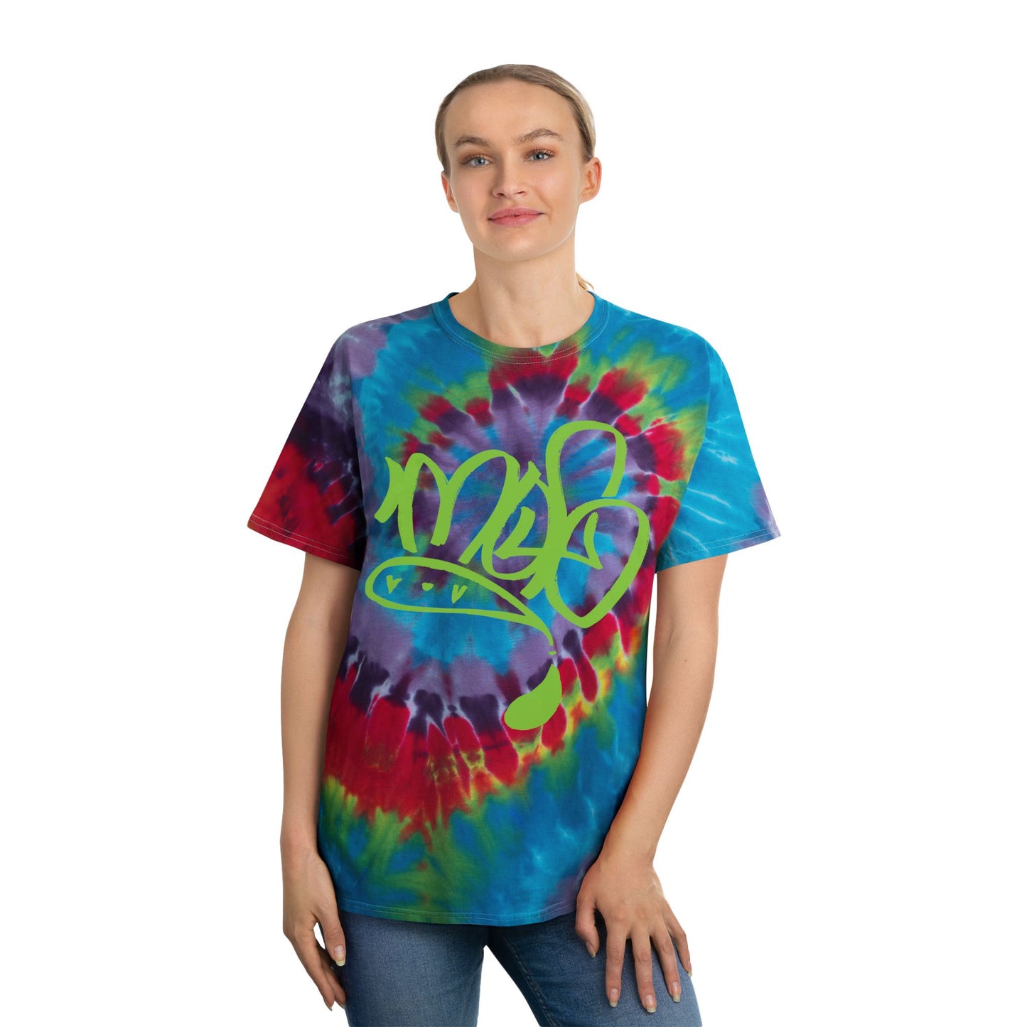 Spiral Tie-Dye T-Shirt, Colorful Summer Tee, Festival Fashion, Boho Style, Gift for Her, Casual Wear